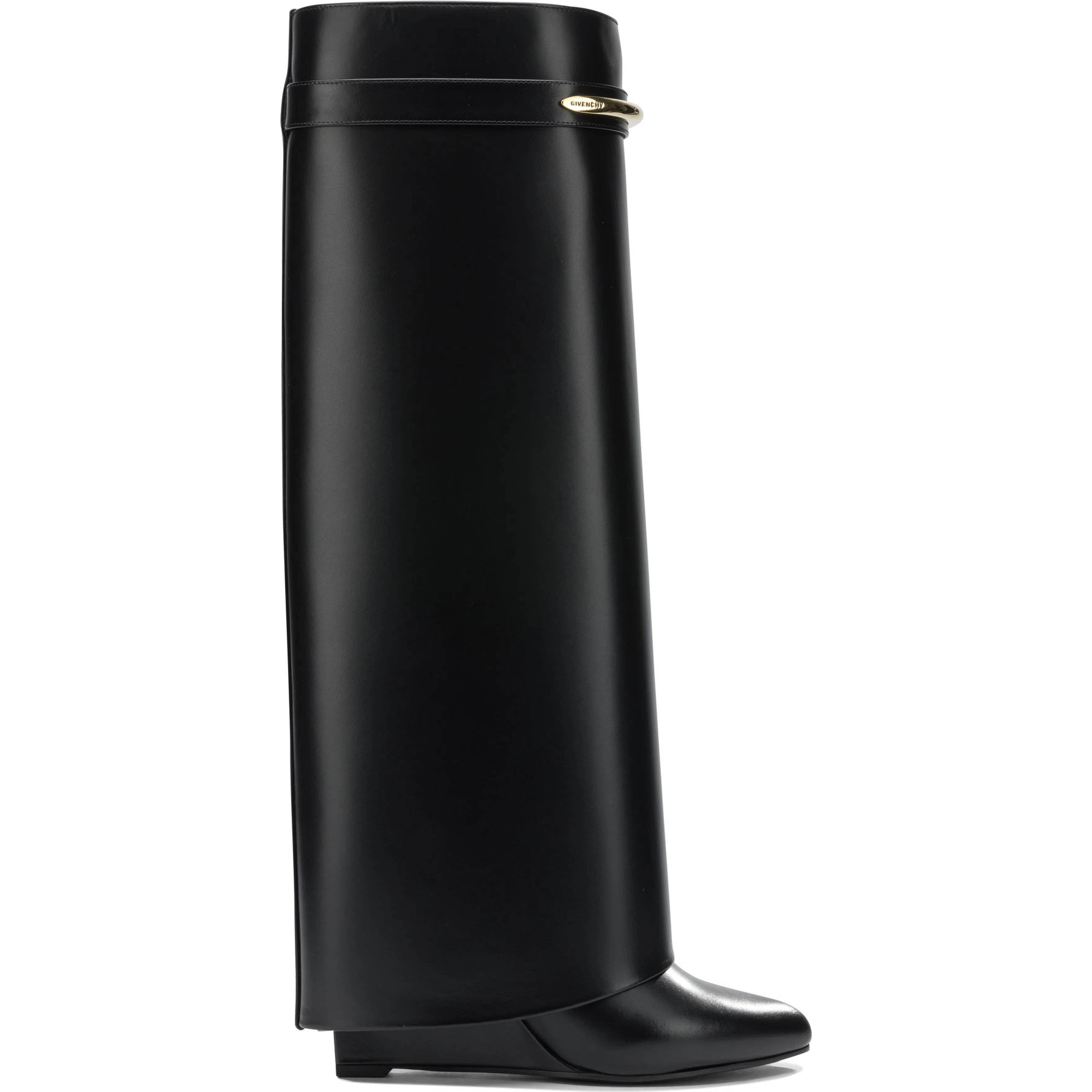"Shark Pinch" Knee Boots