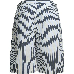 Formal striped shorts