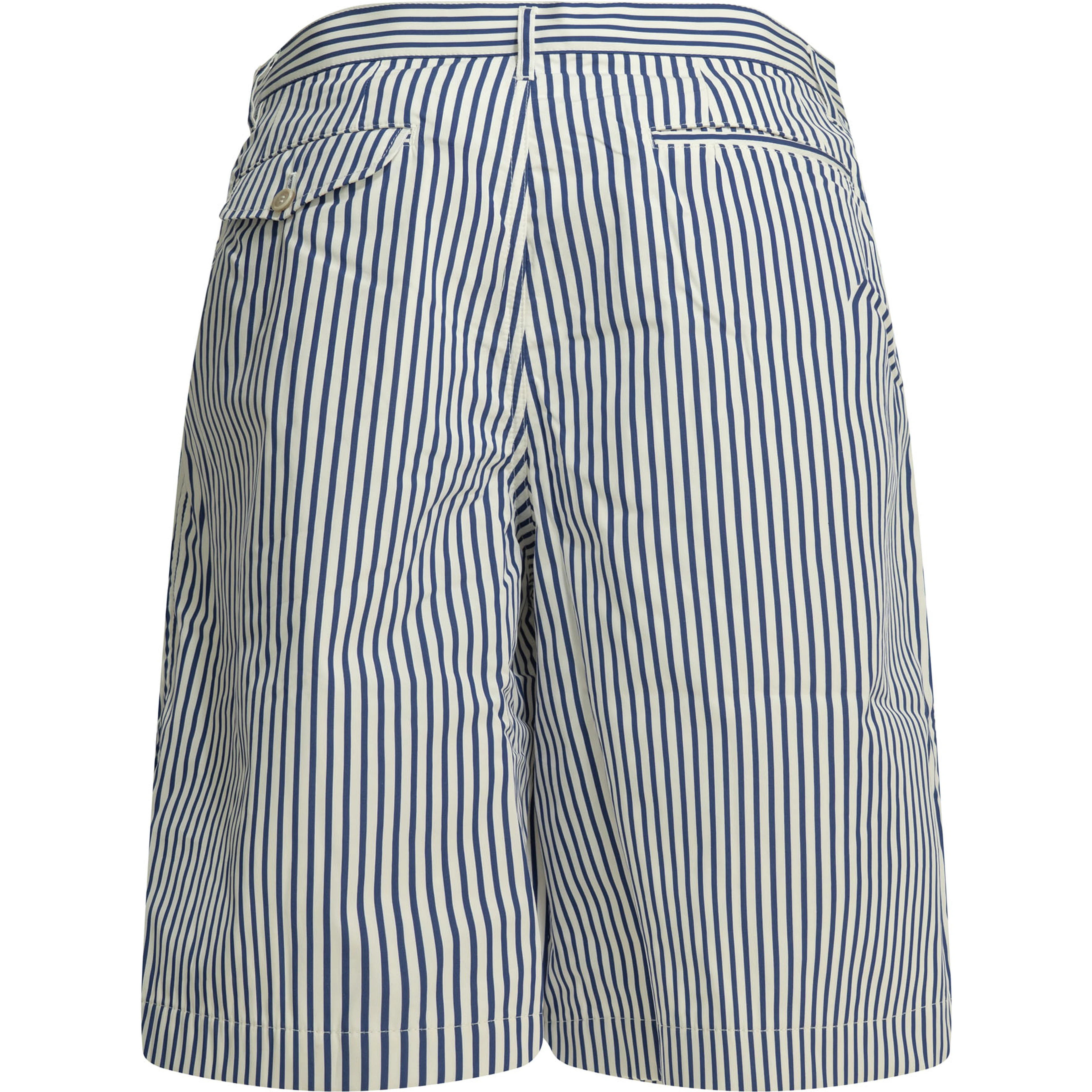 Formal striped shorts