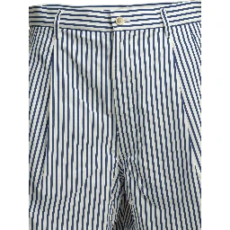 Formal striped shorts