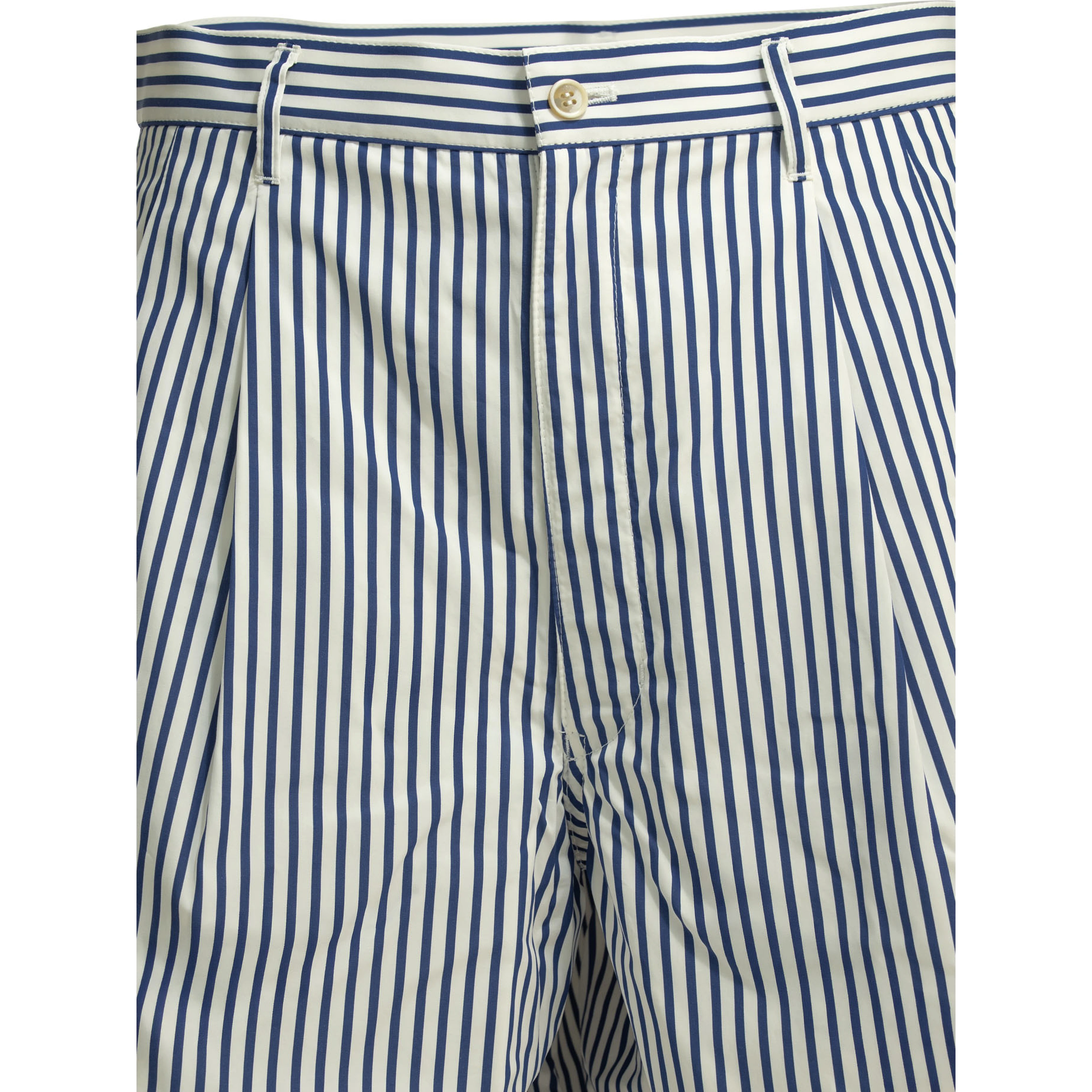 Formal striped shorts