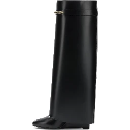 "Shark Pinch" Knee Boots