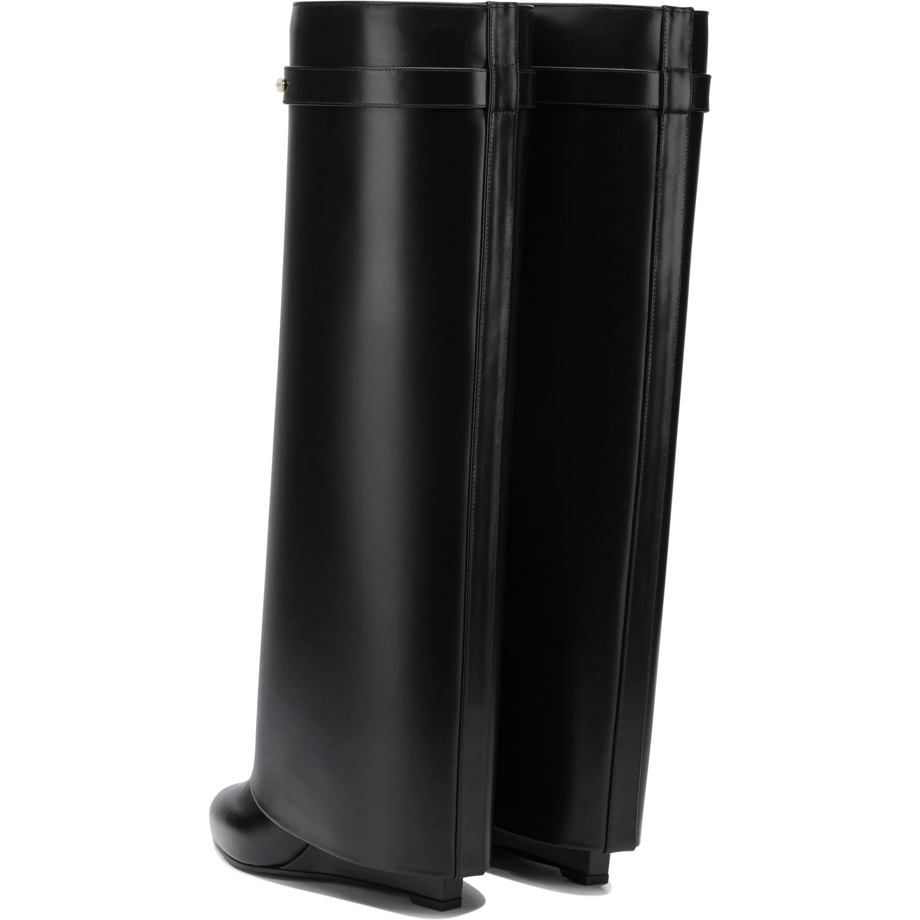 "Shark Pinch" Knee Boots