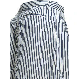 Formal striped shorts