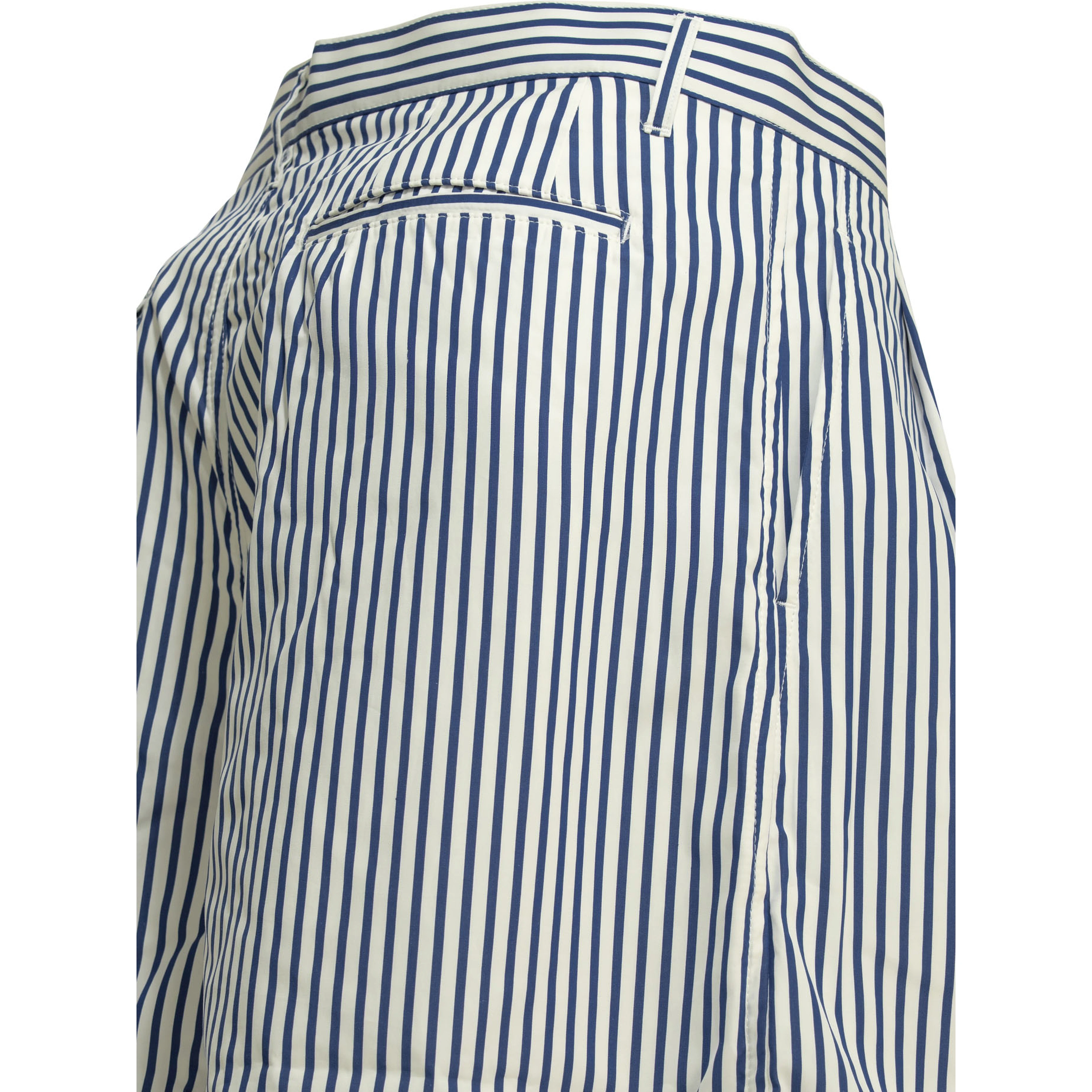 Formal striped shorts