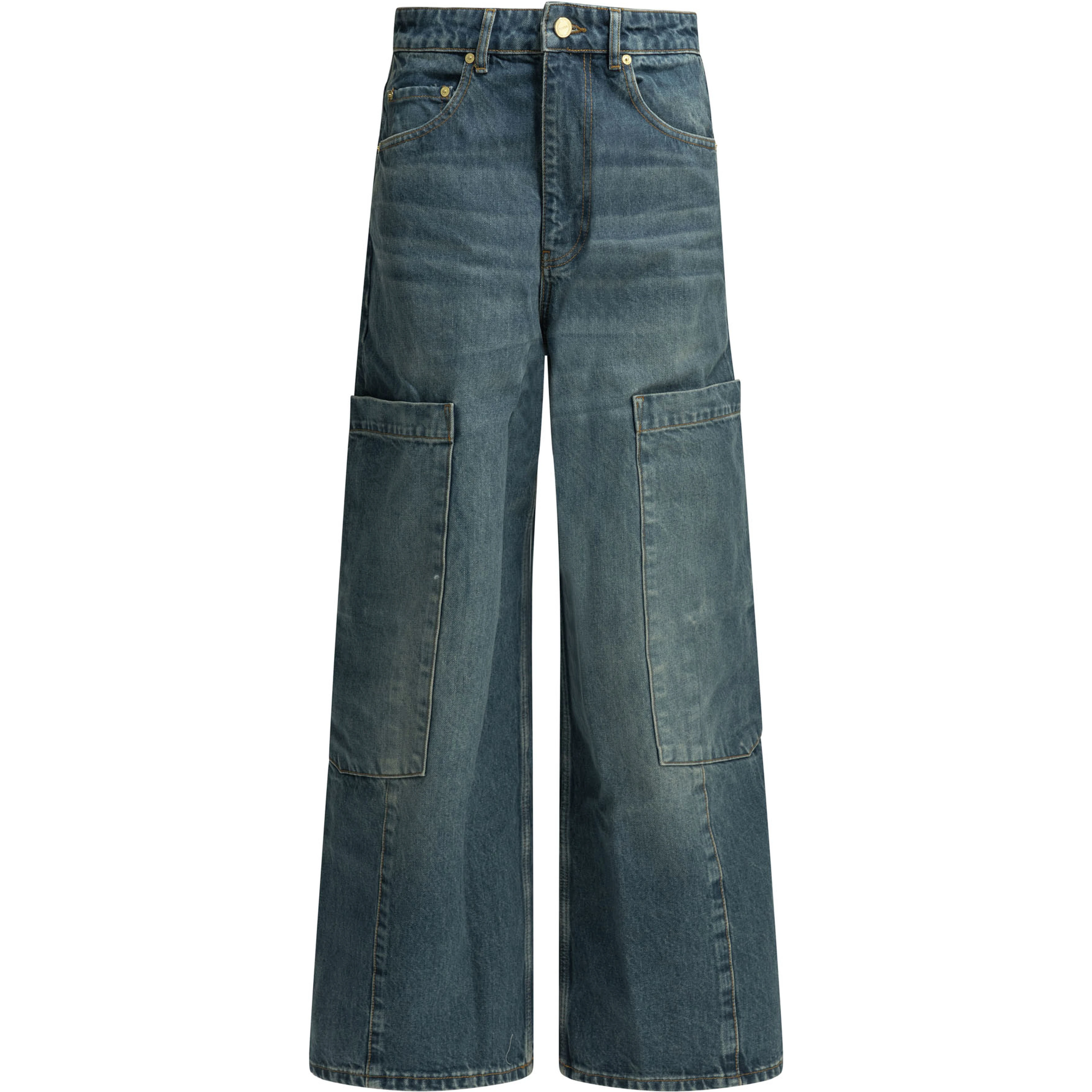 "Baggy Cargo" wide leg jeans