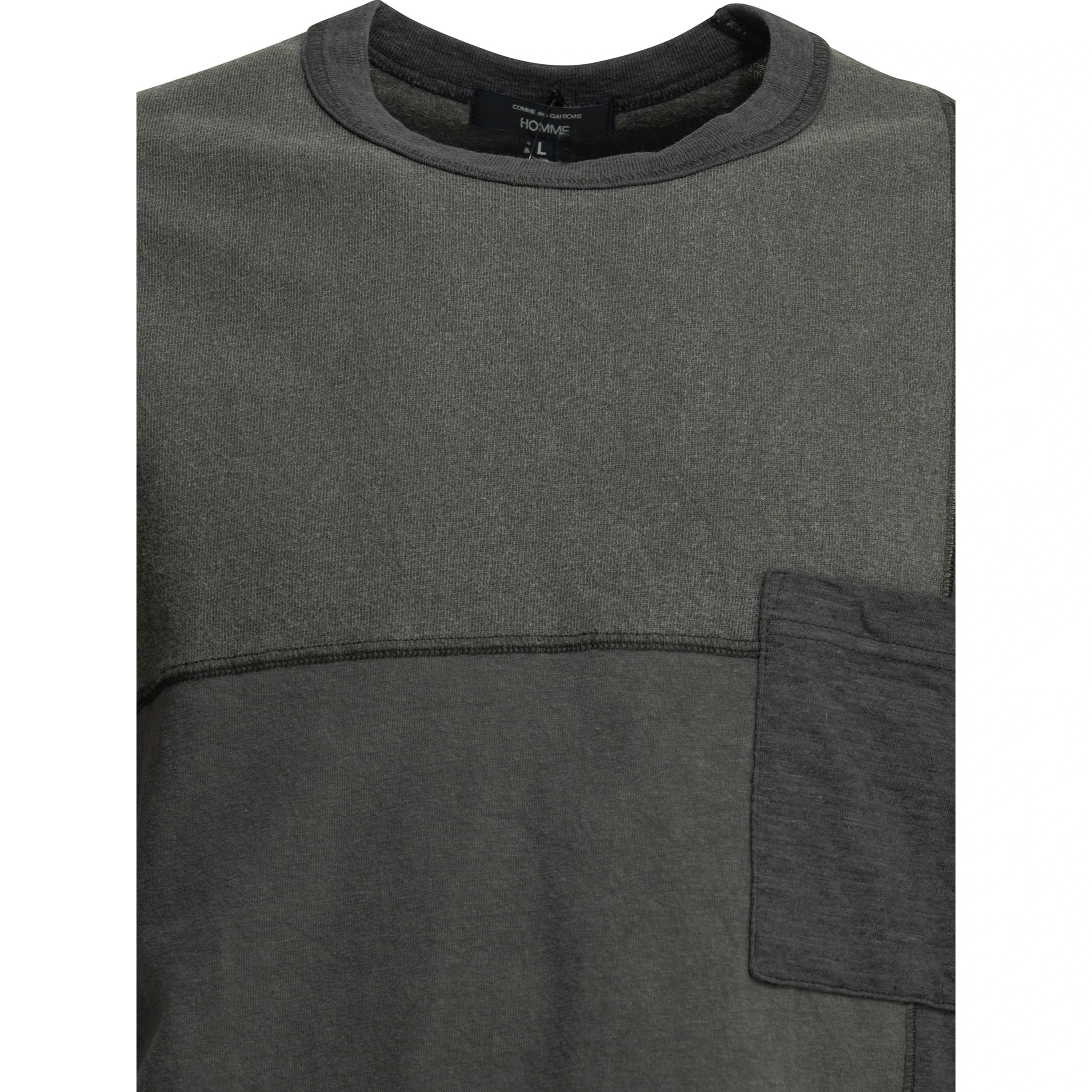 Patchwork crewneck t-shirt