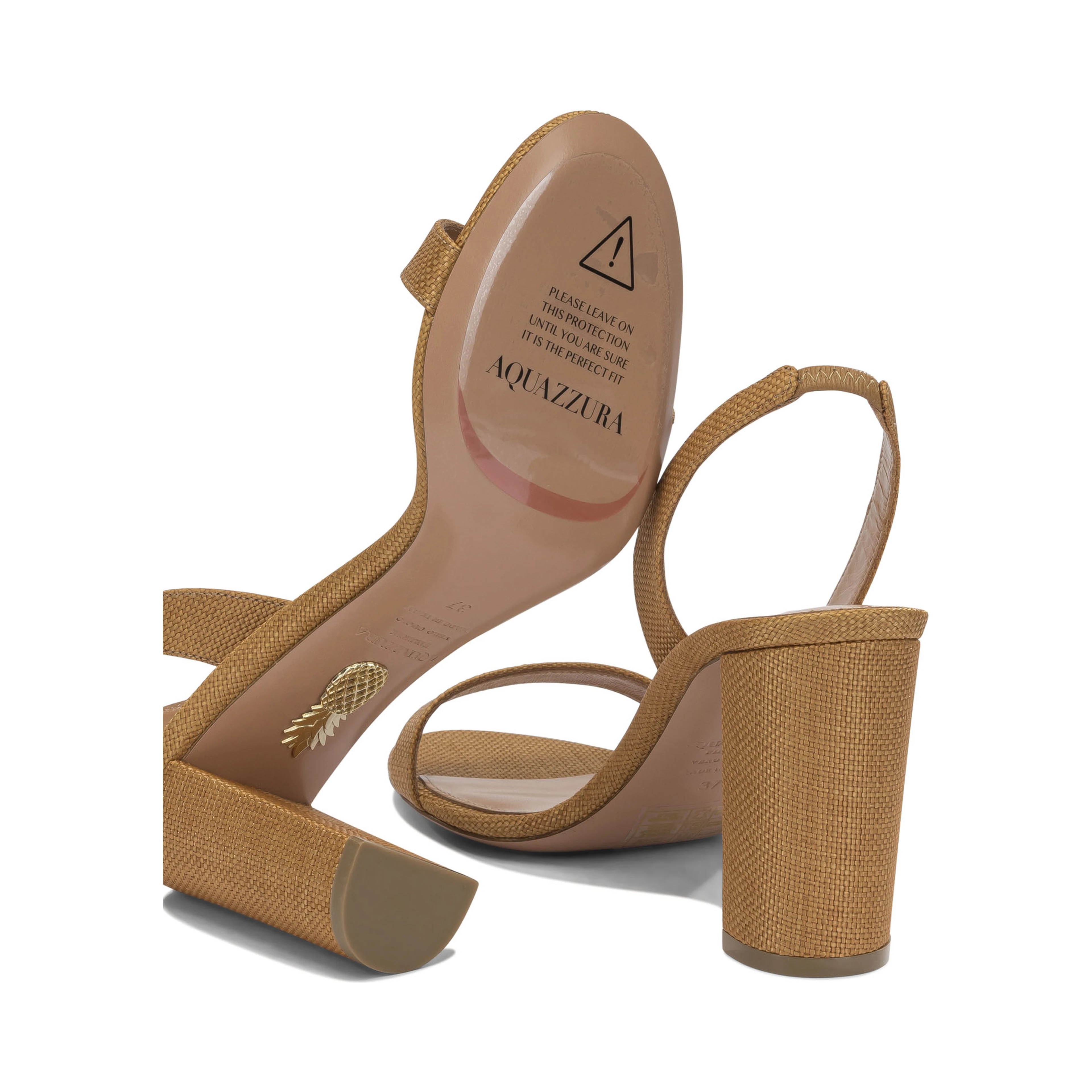 "So Nude Block 85mm" heeled sandals
