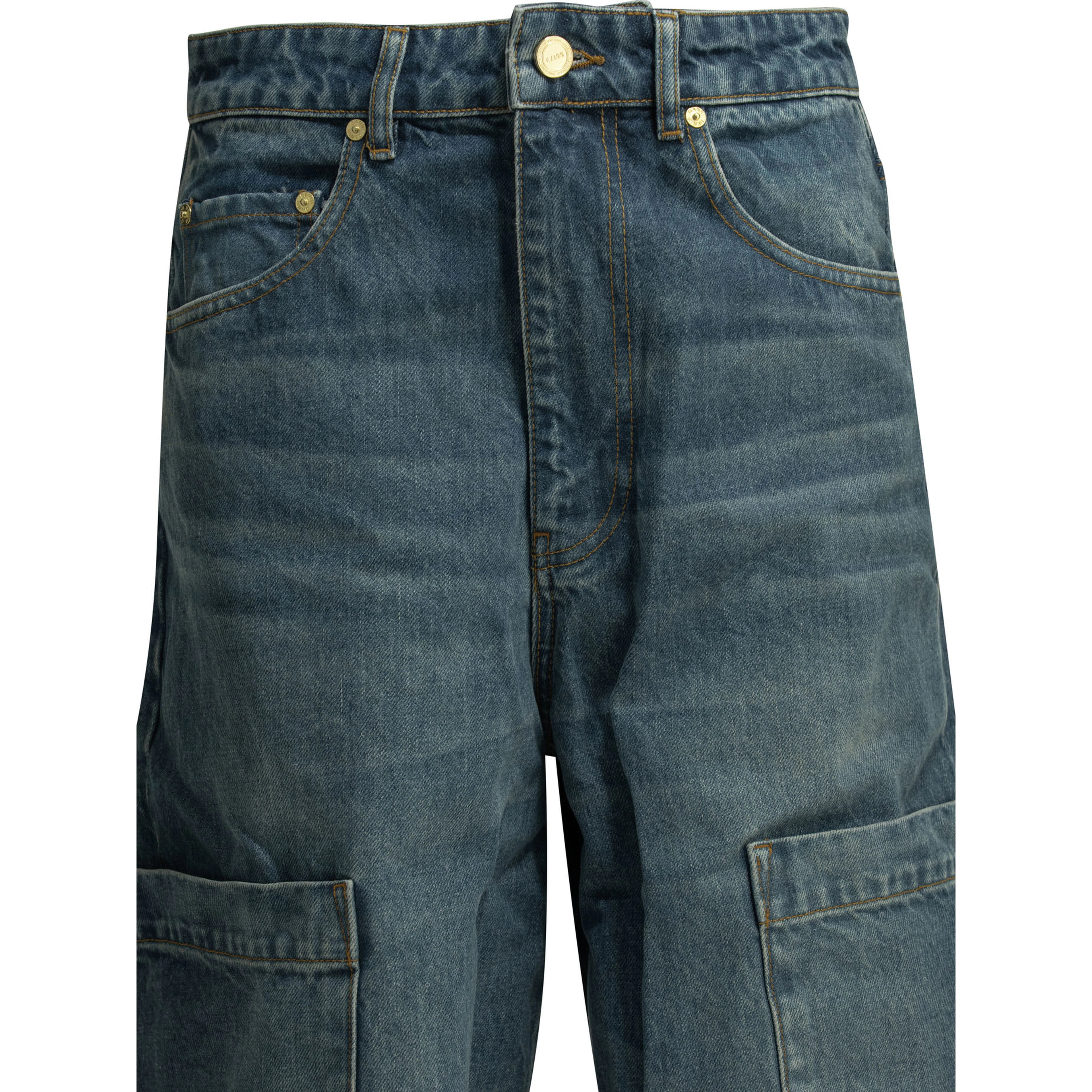"Baggy Cargo" wide leg jeans