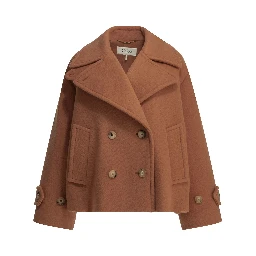 Short wool coat