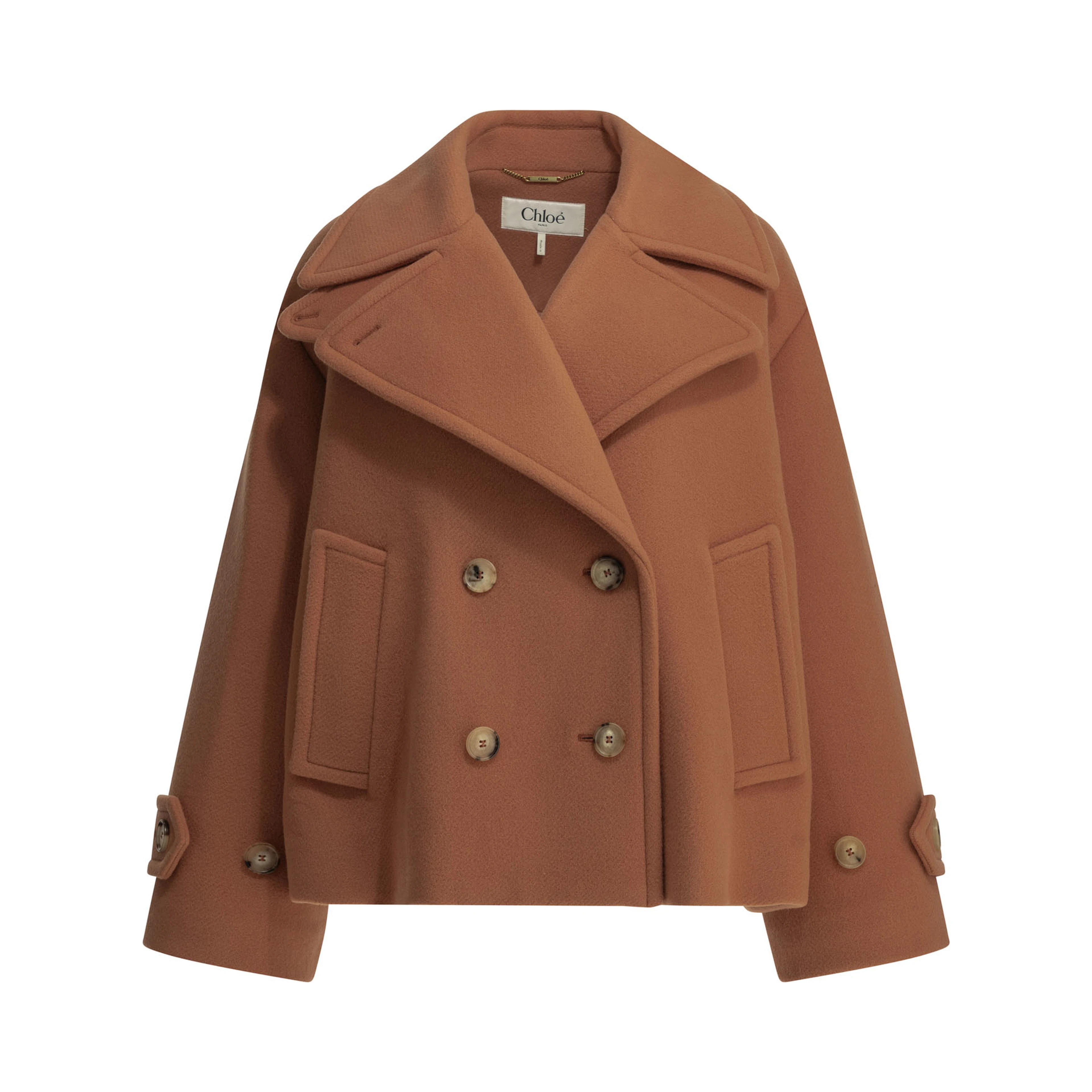 Short wool coat