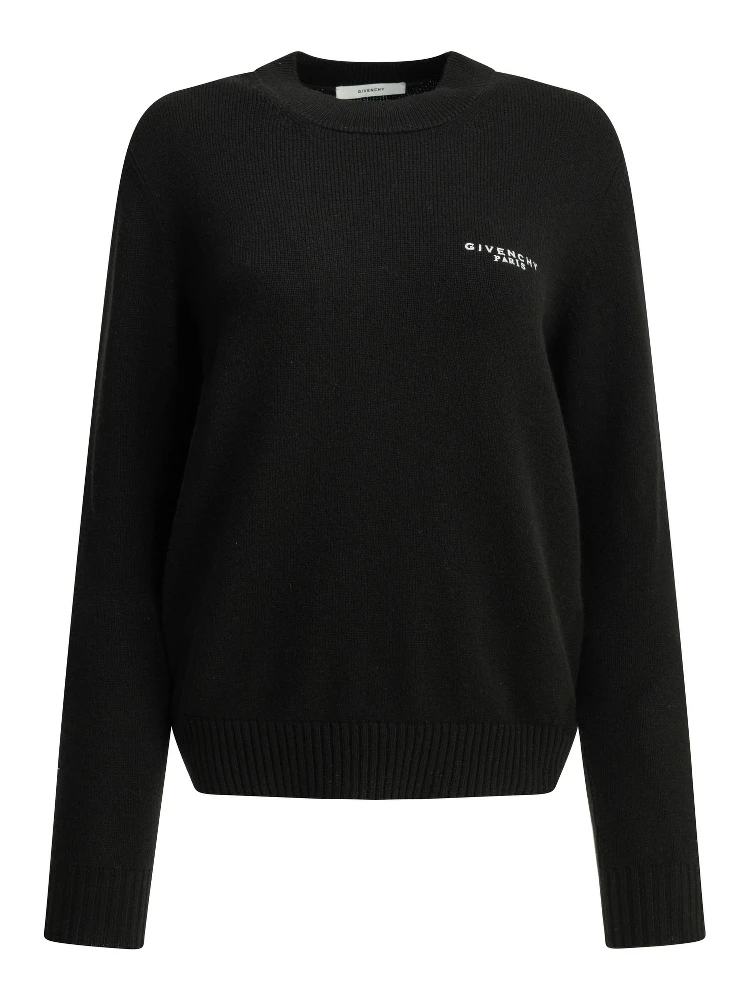 Crew-neck sweater with logo