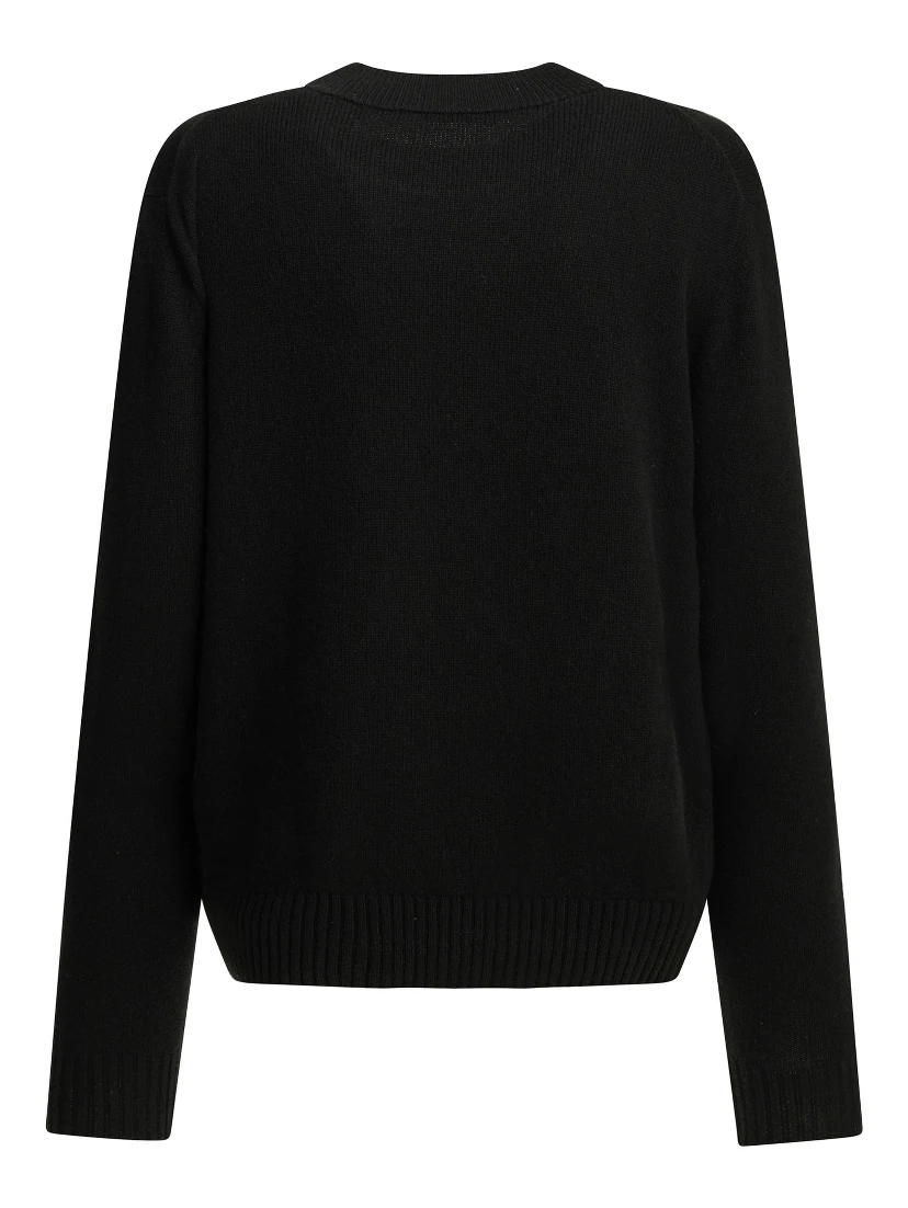 Crew-neck sweater with logo