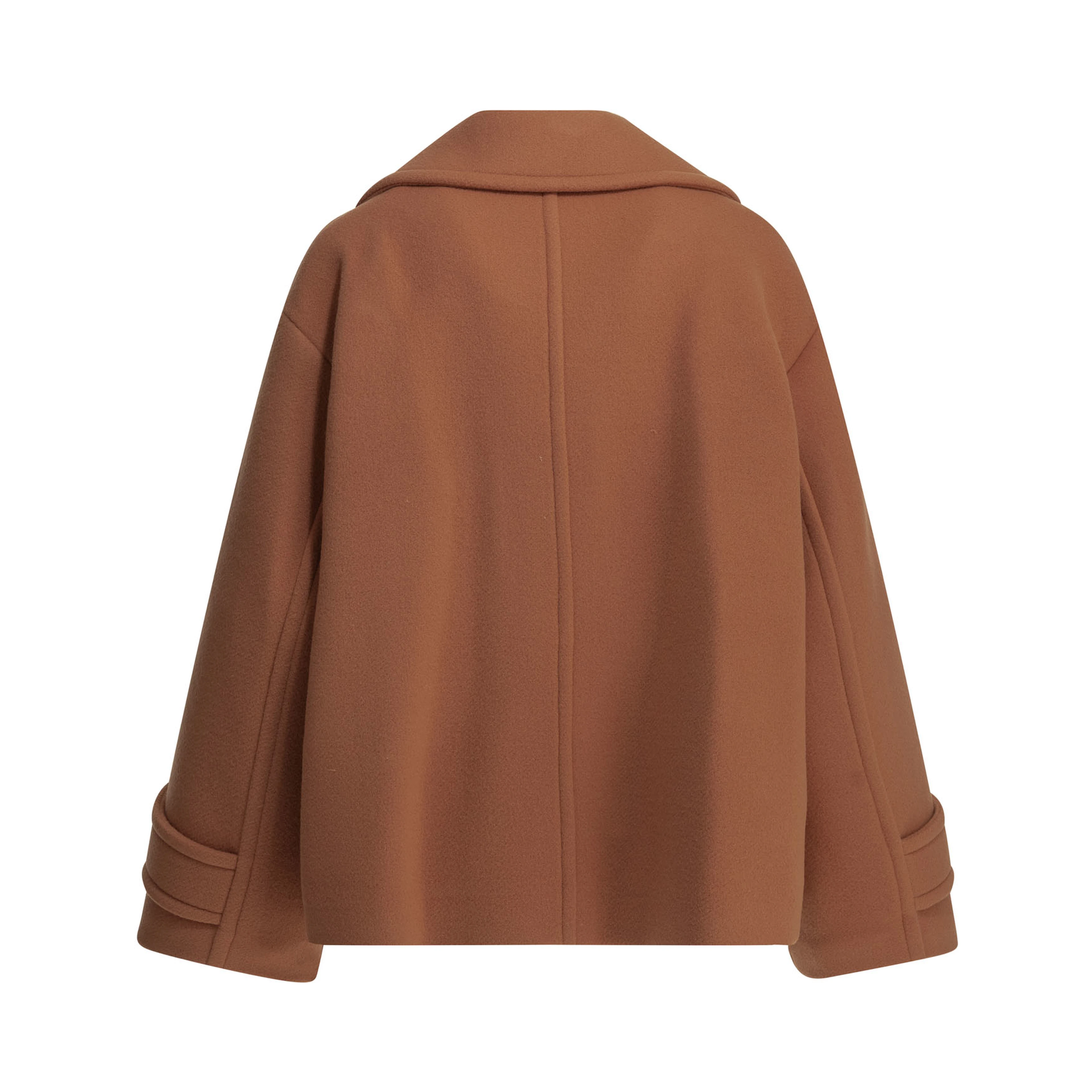 Short wool coat