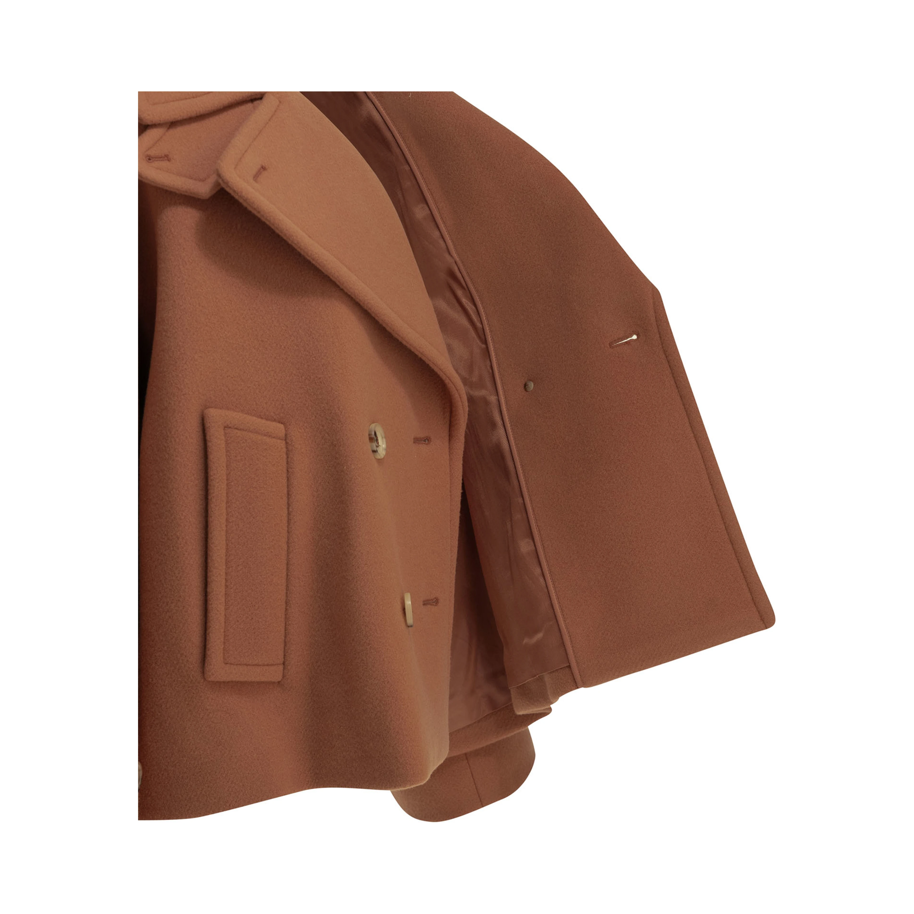 Short wool coat
