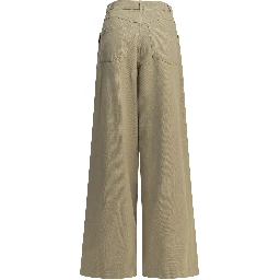 Casual pants made of coated cotton