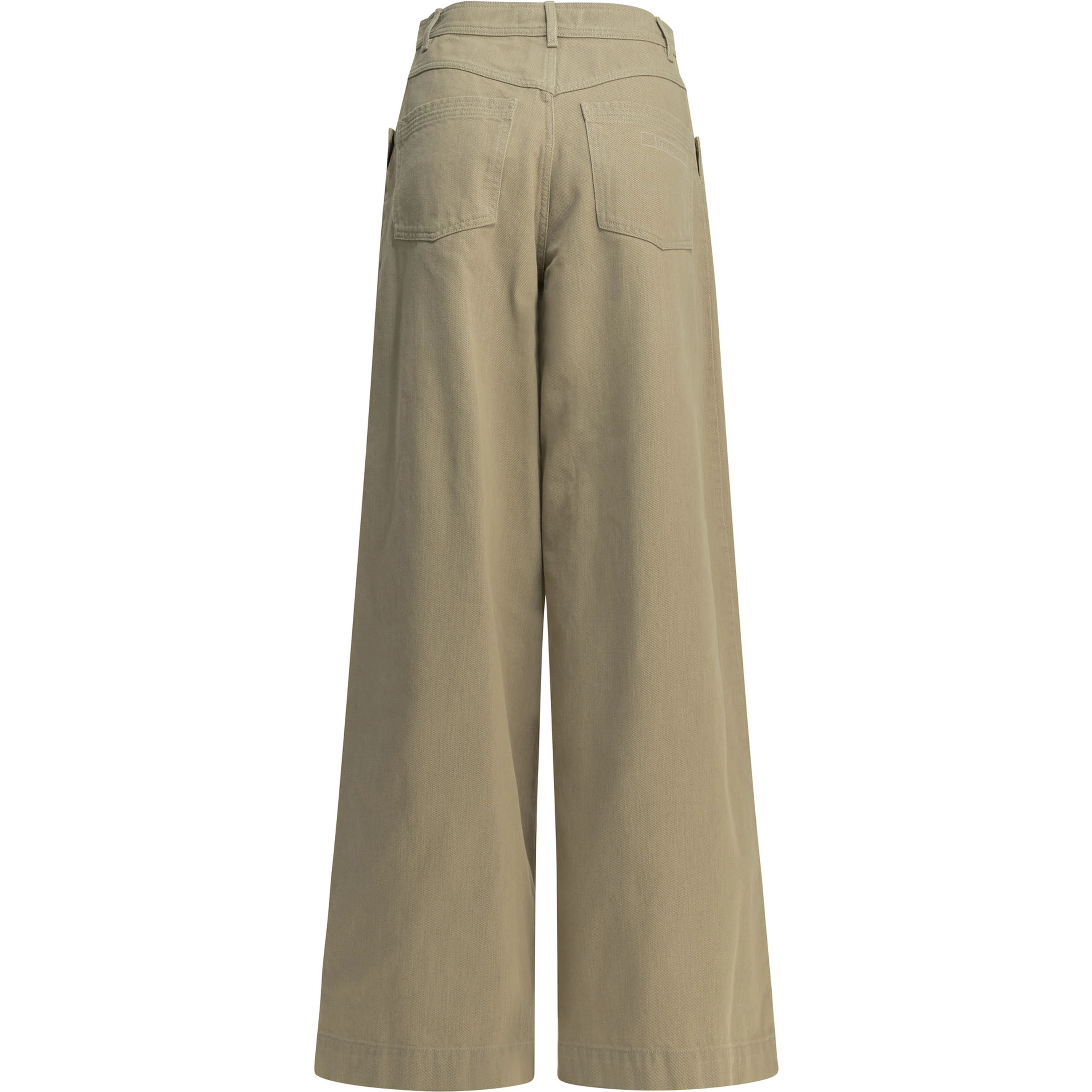 Casual pants made of coated cotton