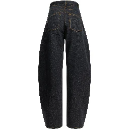 "Round" Wide-Leg Jeans