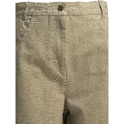 Casual pants made of coated cotton