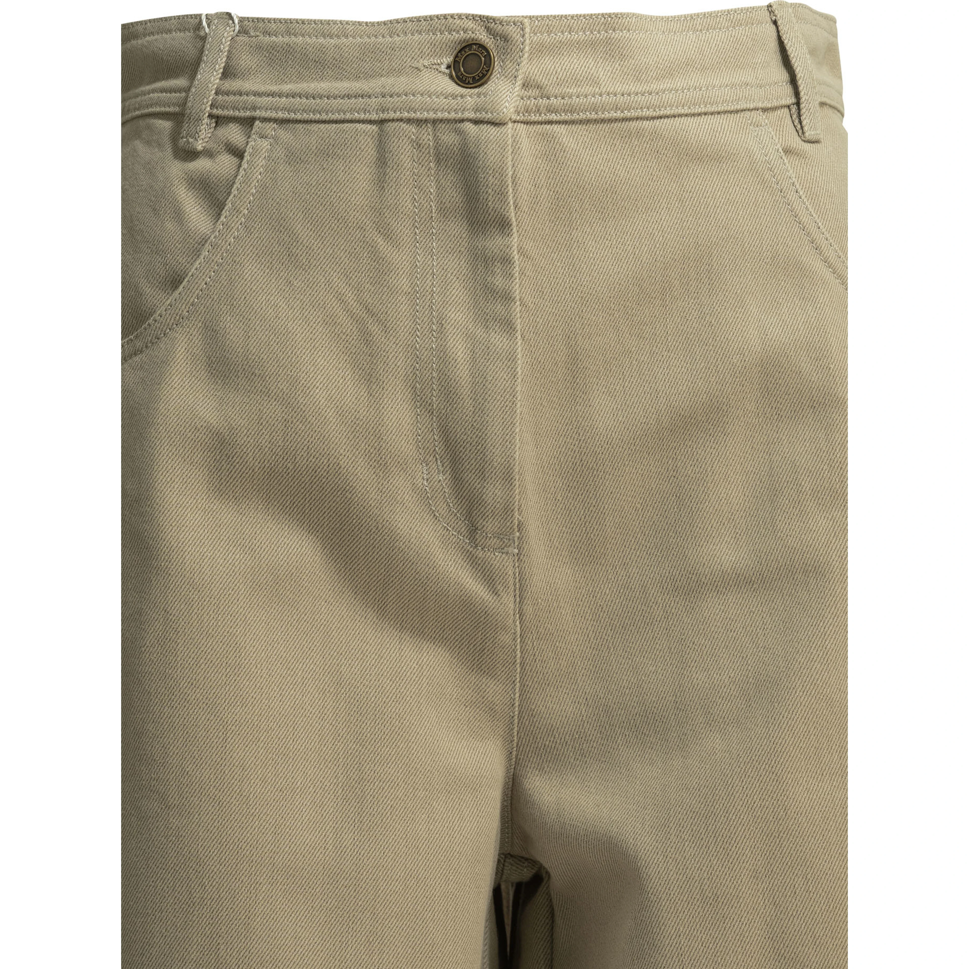 Casual pants made of coated cotton