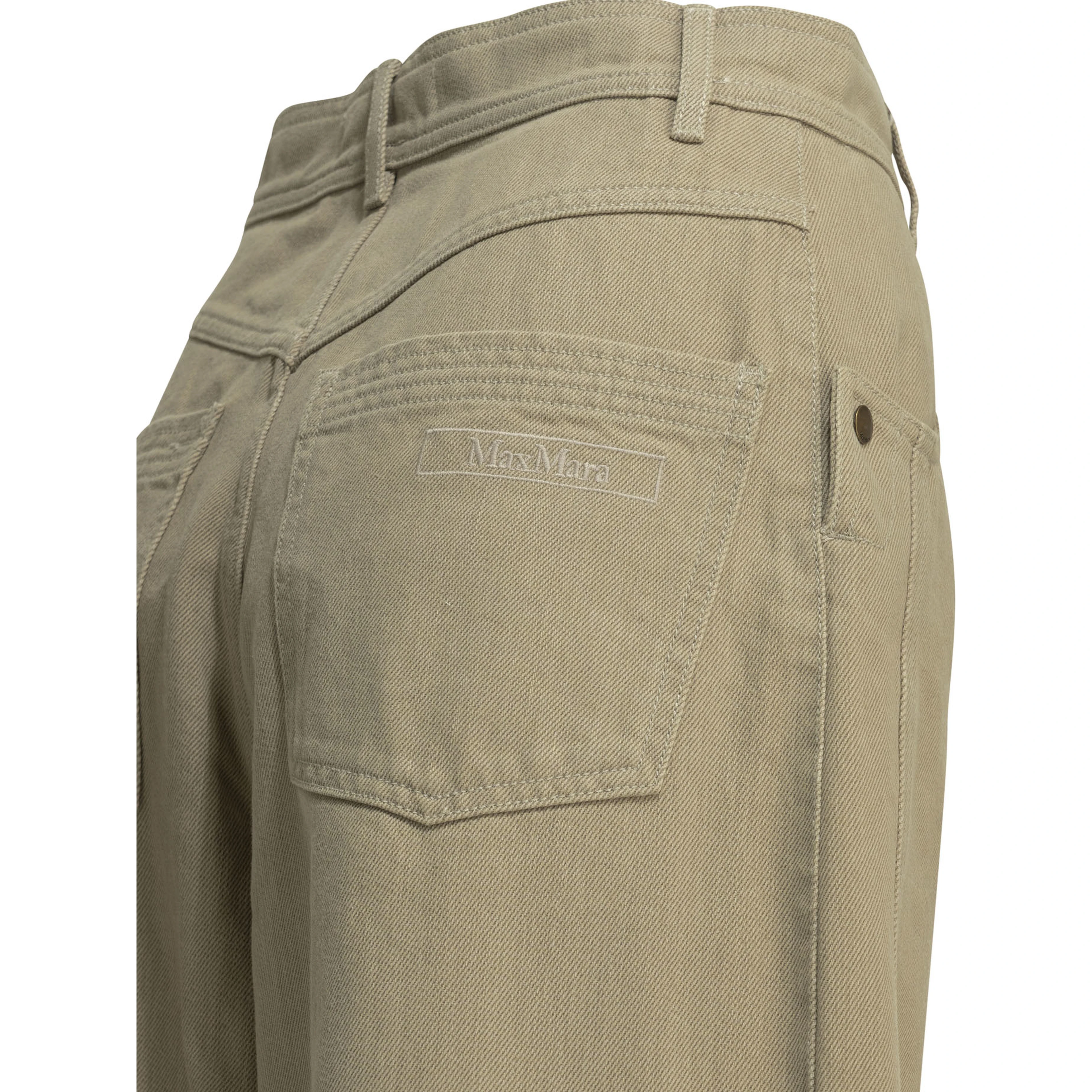 Casual pants made of coated cotton