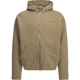 Zip-up Sweatshirt with Logo