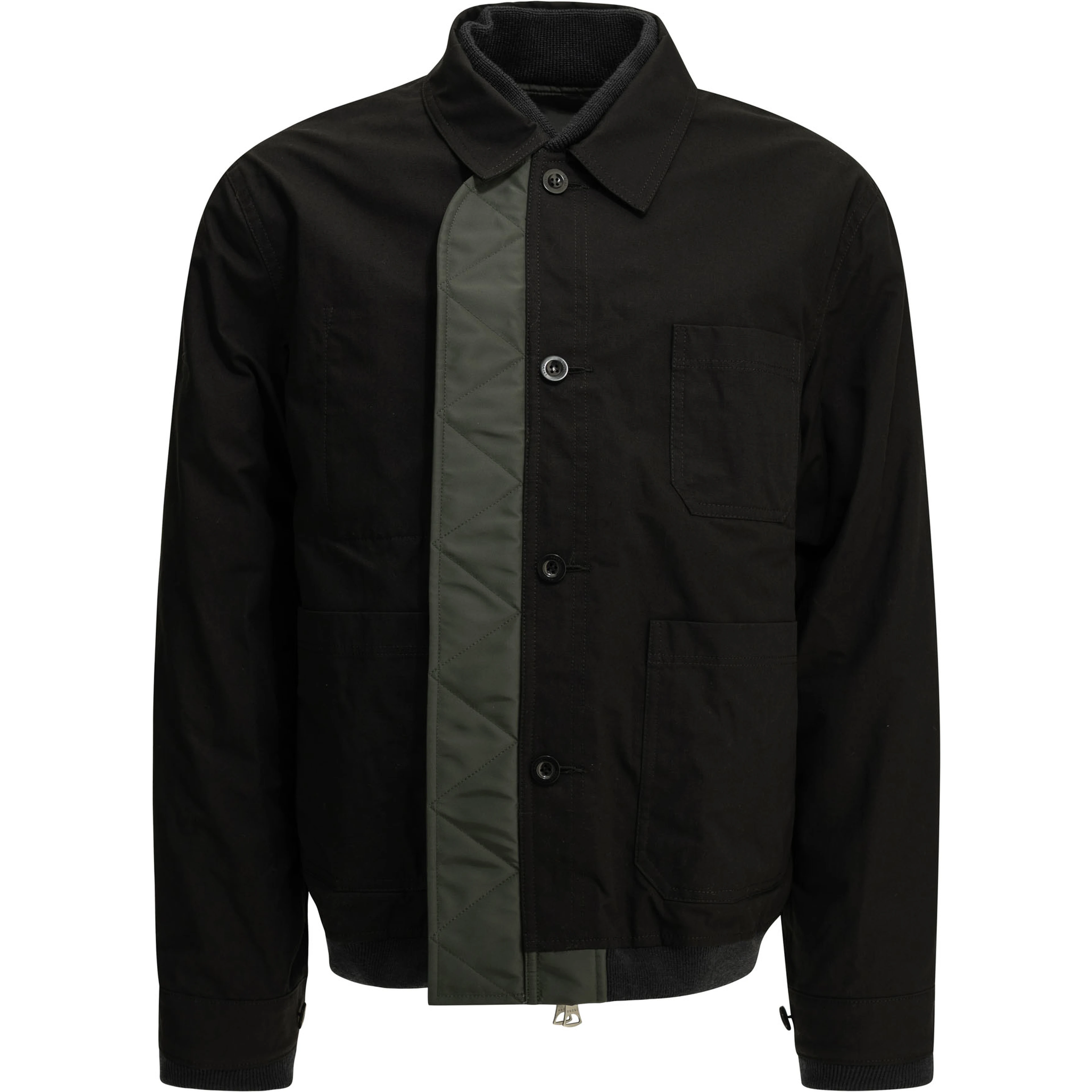 "Nylon Twill x Ripstop Reversible" Quilted Jacket