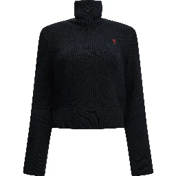 "Ami de Coeur" Turtleneck Sweater