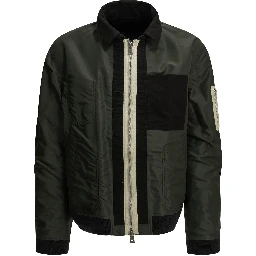 "Nylon Twill x Ripstop Reversible" Quilted Jacket