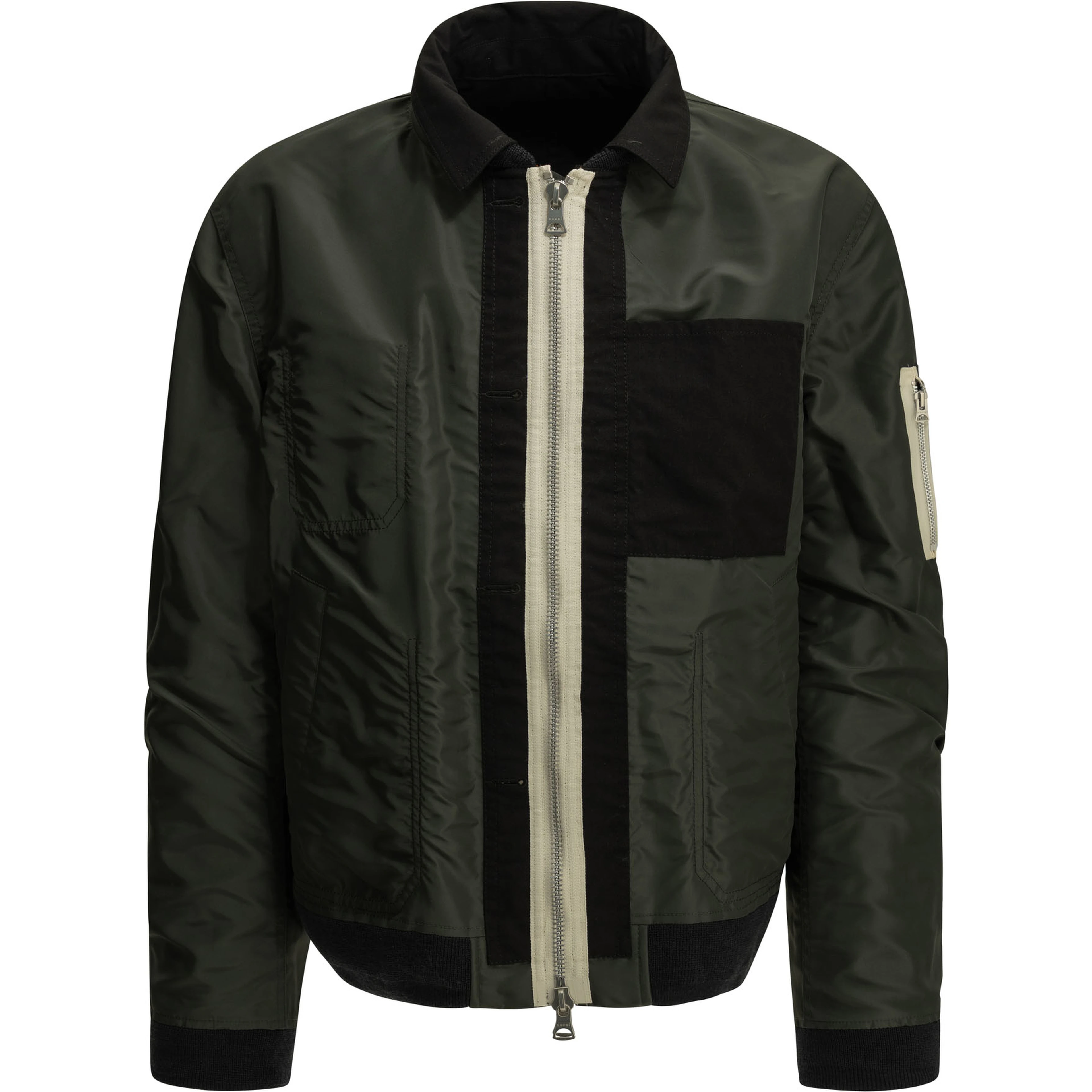 "Nylon Twill x Ripstop Reversible" Quilted Jacket