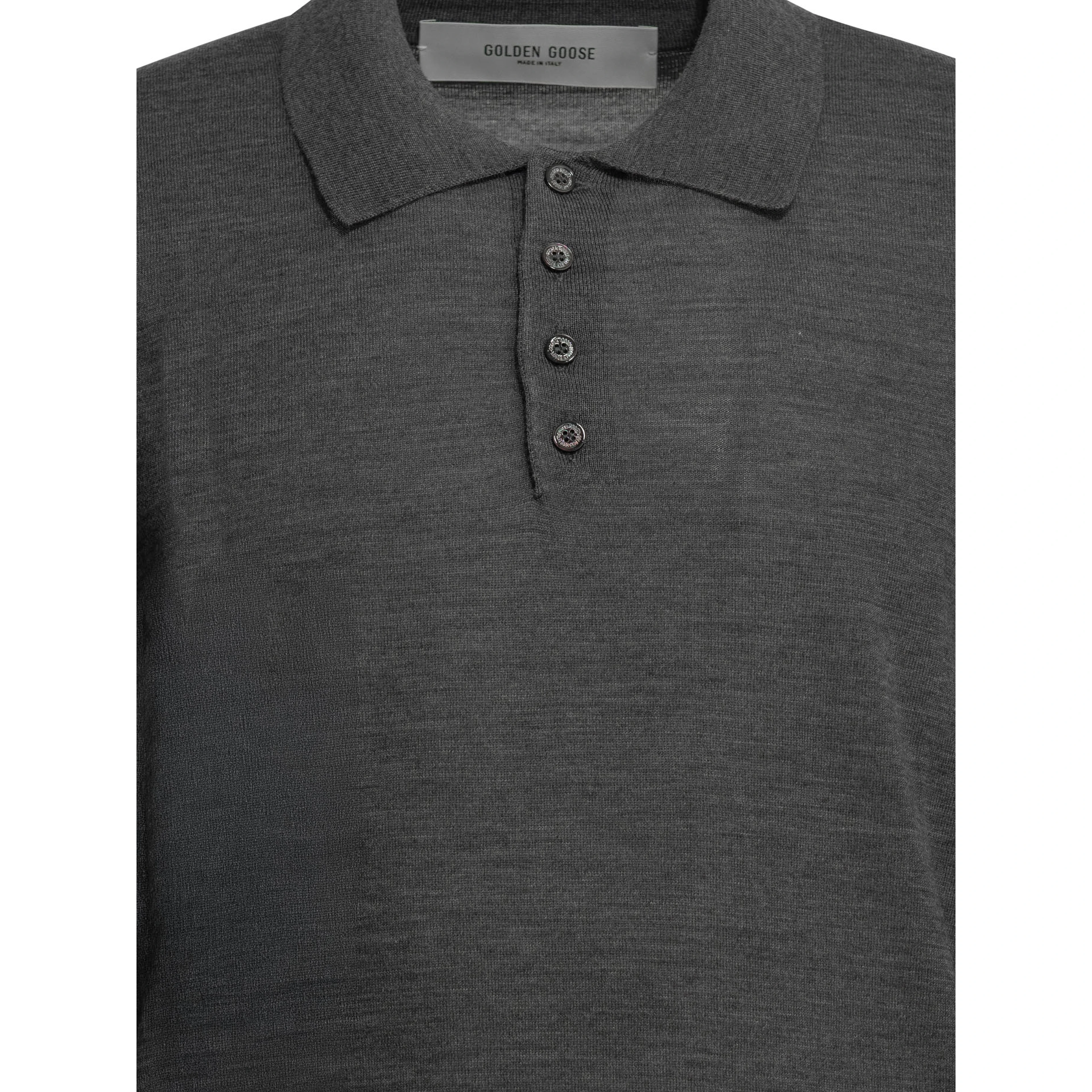 Wool Polo Sweater