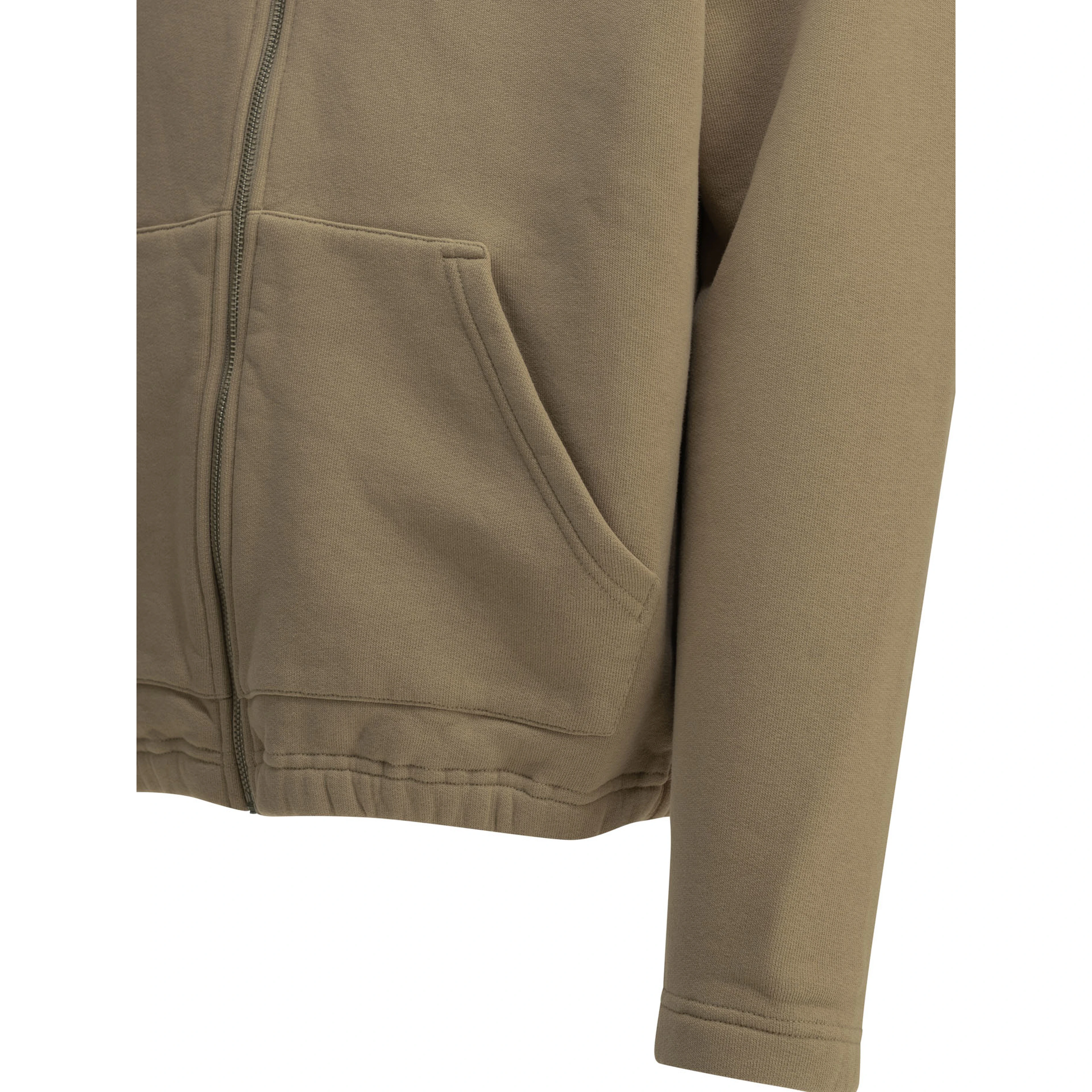 Zip-up Sweatshirt with Logo