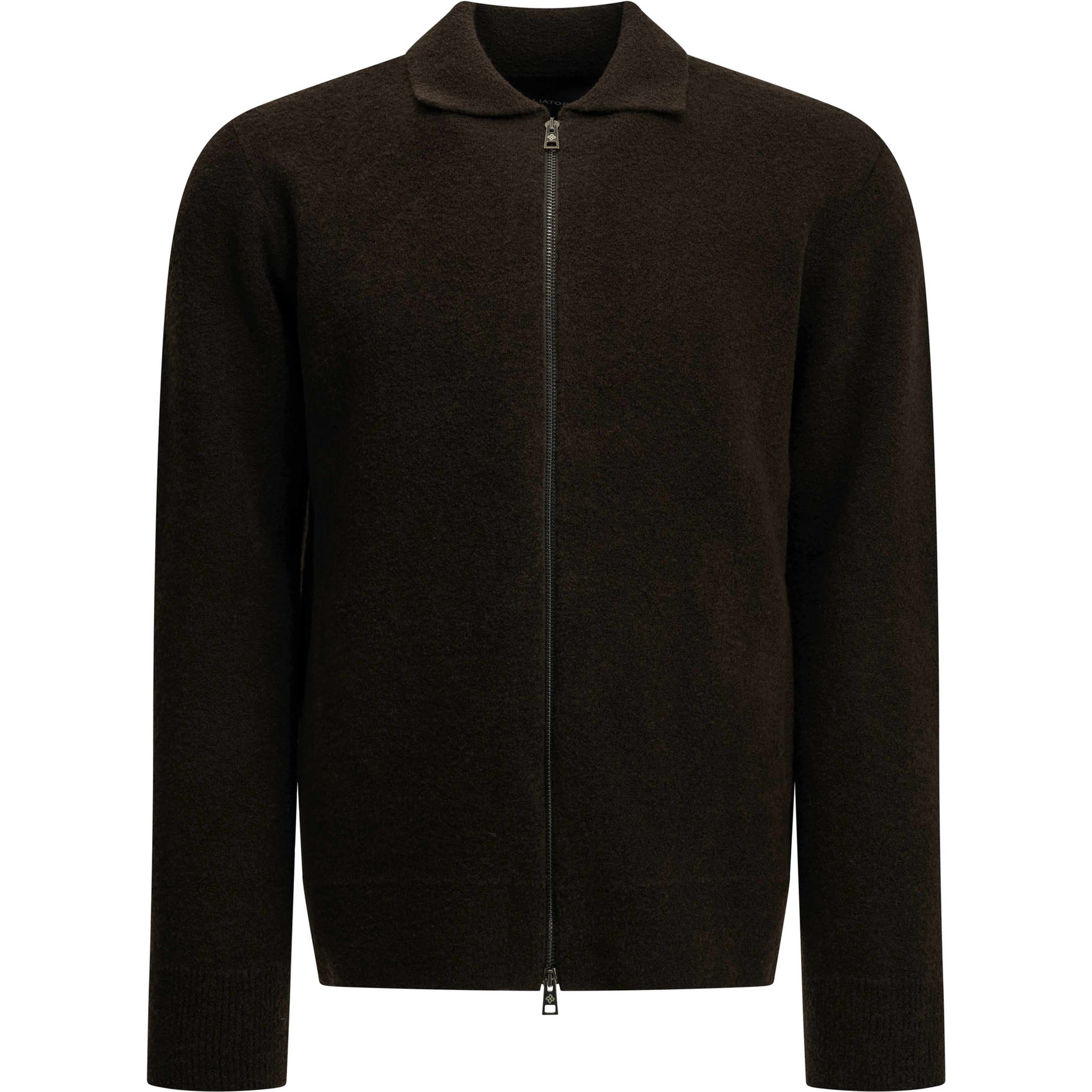 Wool Sweater with a Zipper