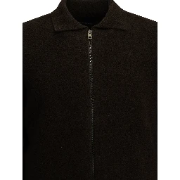 Wool Sweater with a Zipper