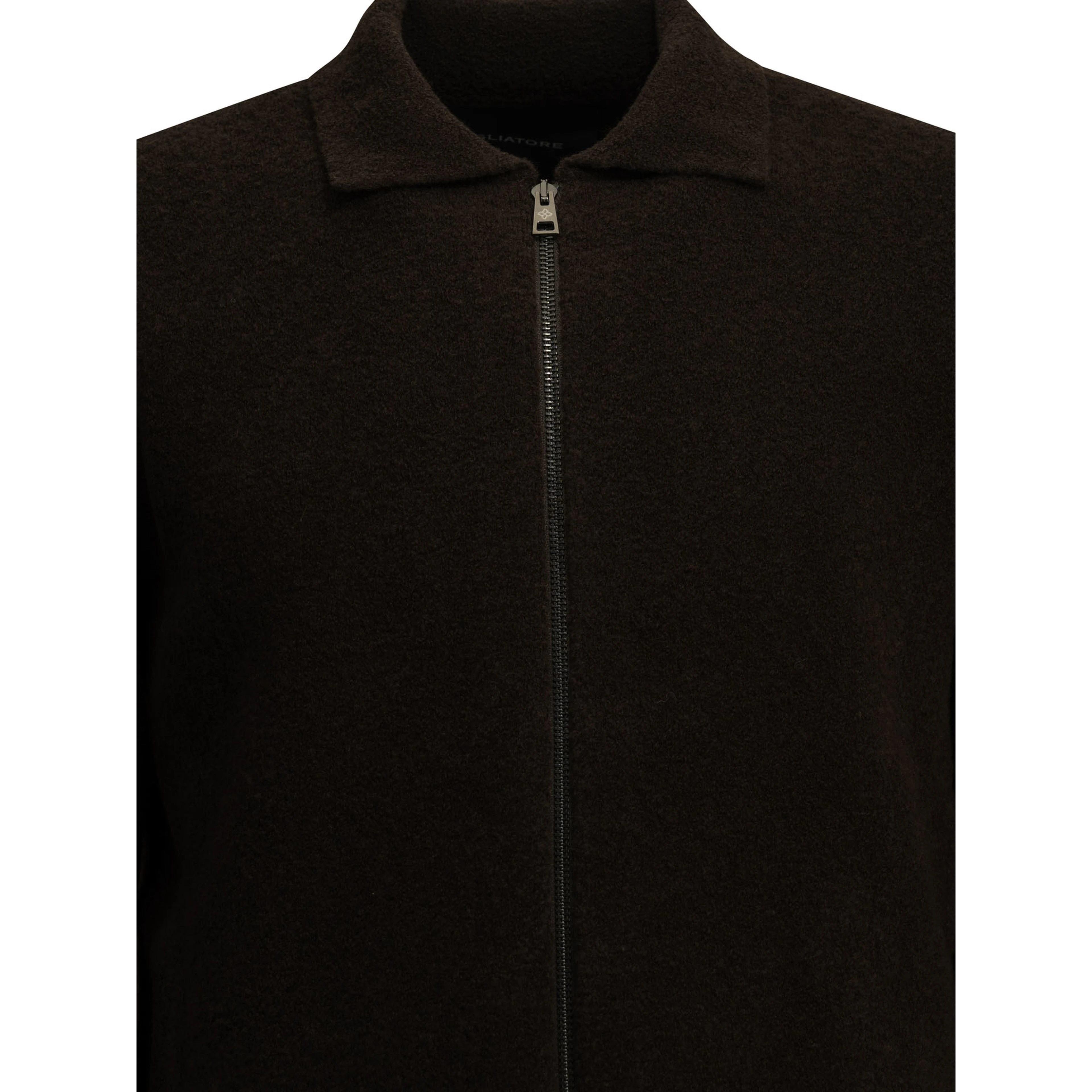 Wool Sweater with a Zipper