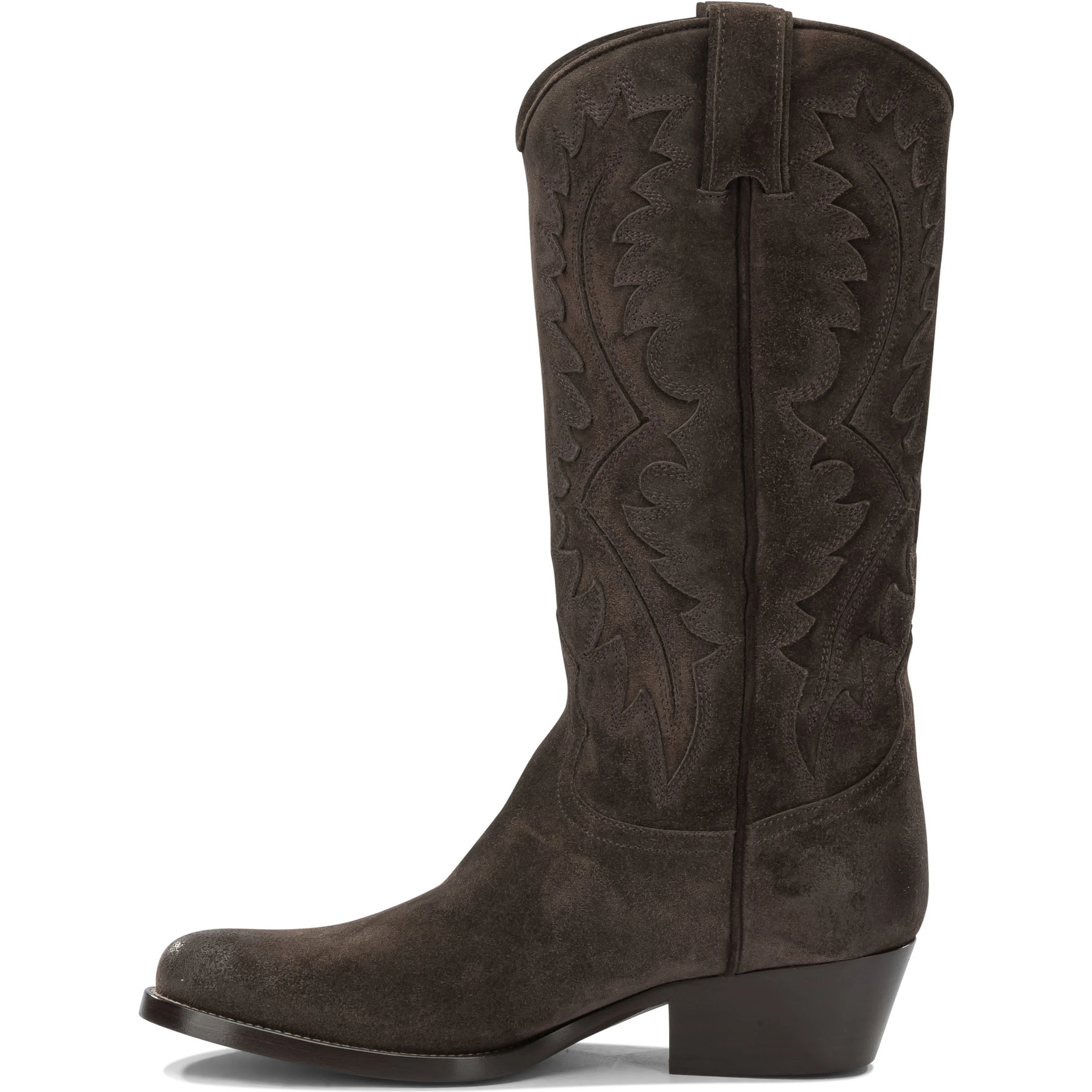 Leather cowboy boots