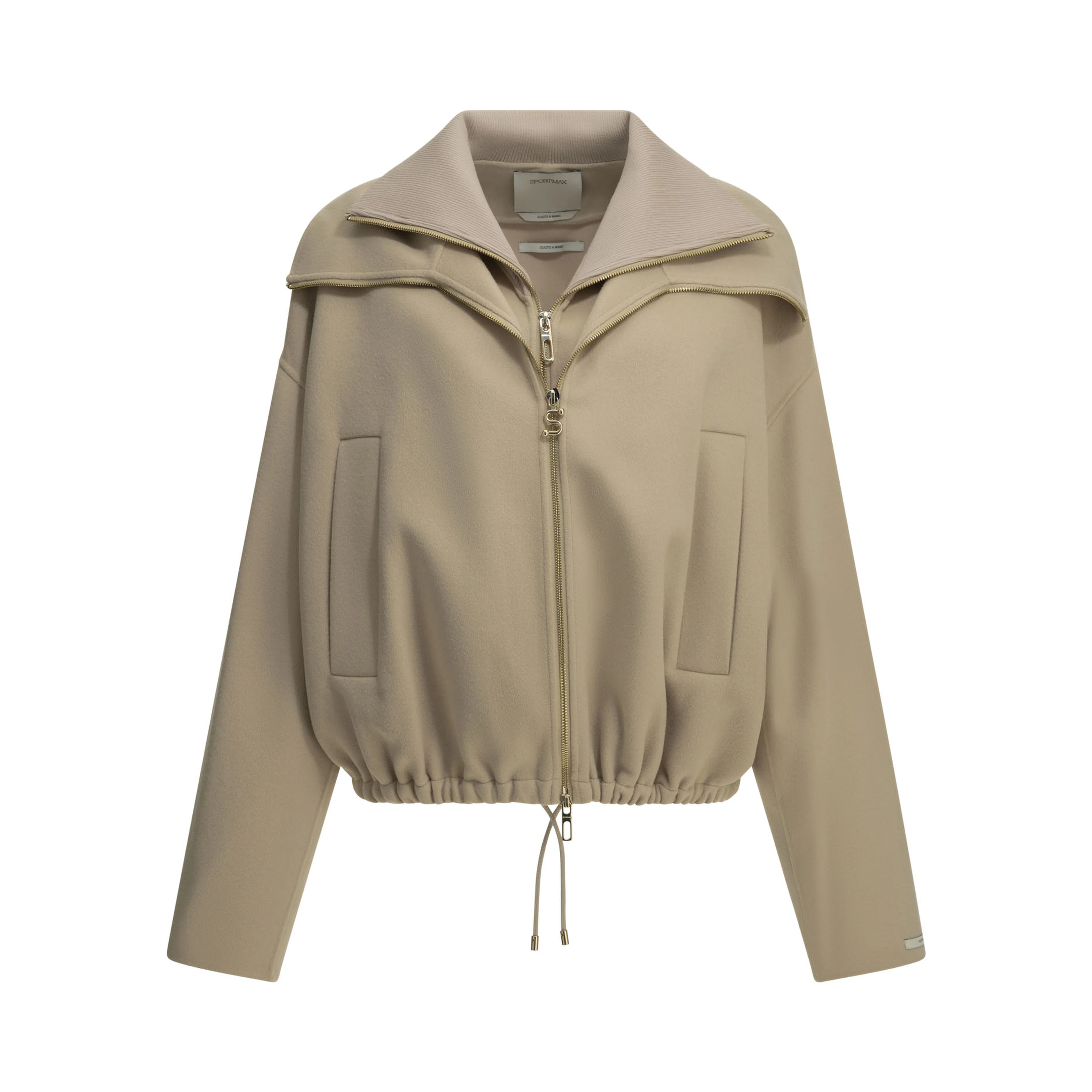 Virgin Wool Bomber Jacket