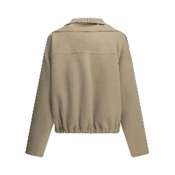 Virgin Wool Bomber Jacket