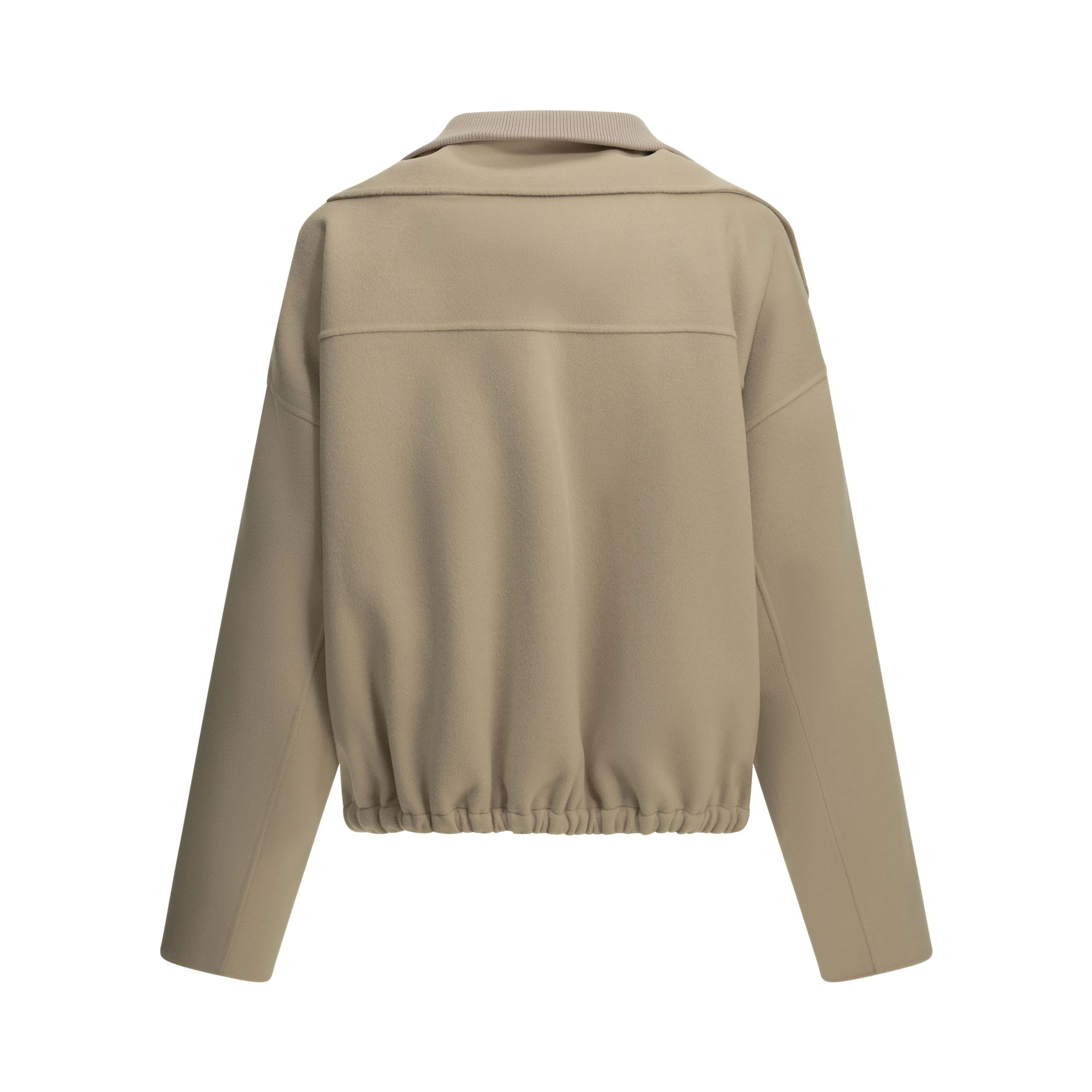 Virgin Wool Bomber Jacket