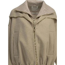 Virgin Wool Bomber Jacket