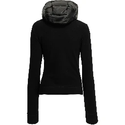 Padded Zip-Up Sweatshirt