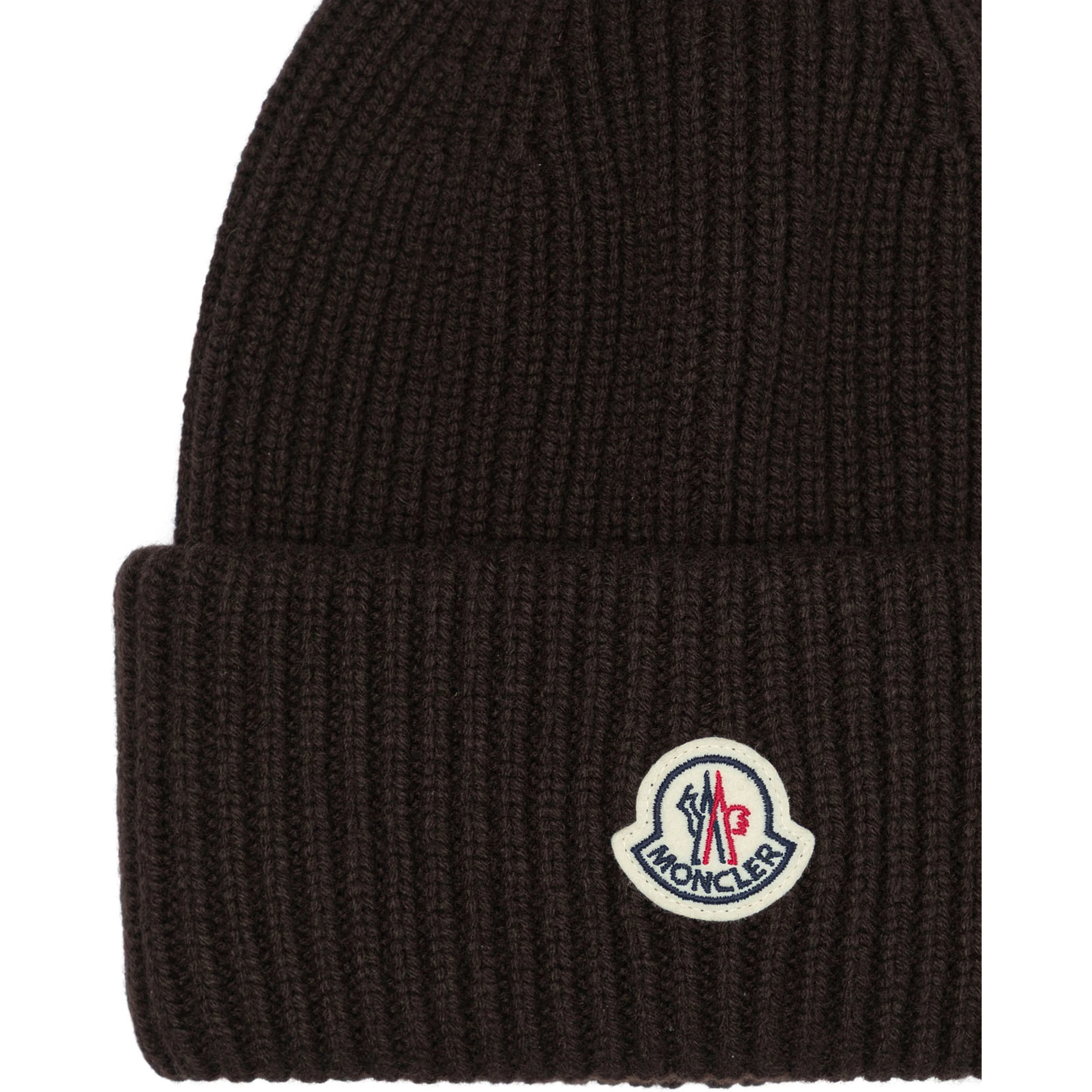 Wool and cashmere beanie with logo