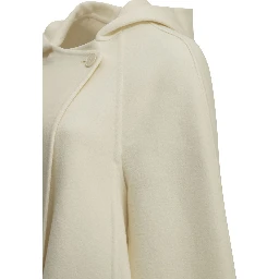 Short coat with a wool scarf