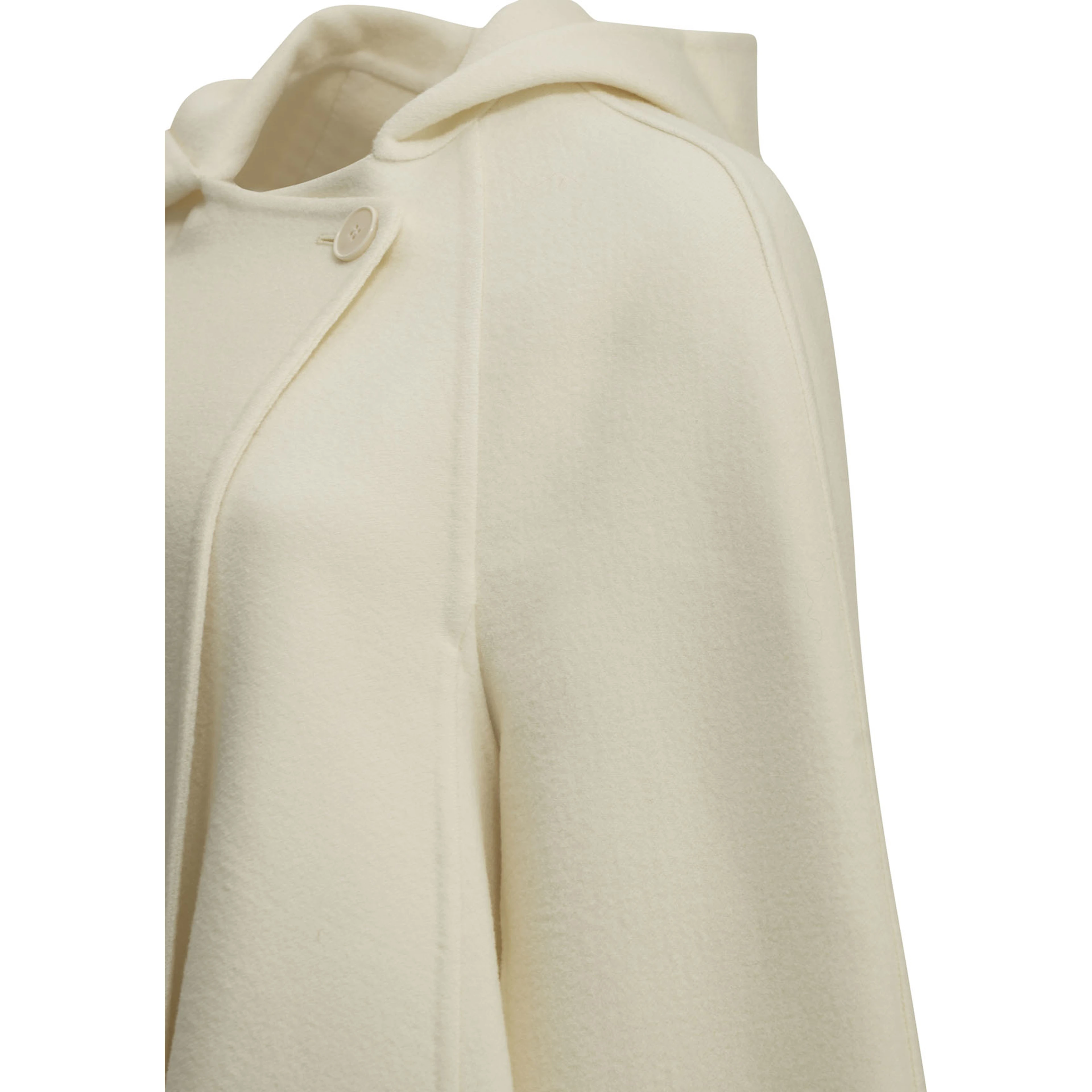 Short coat with a wool scarf