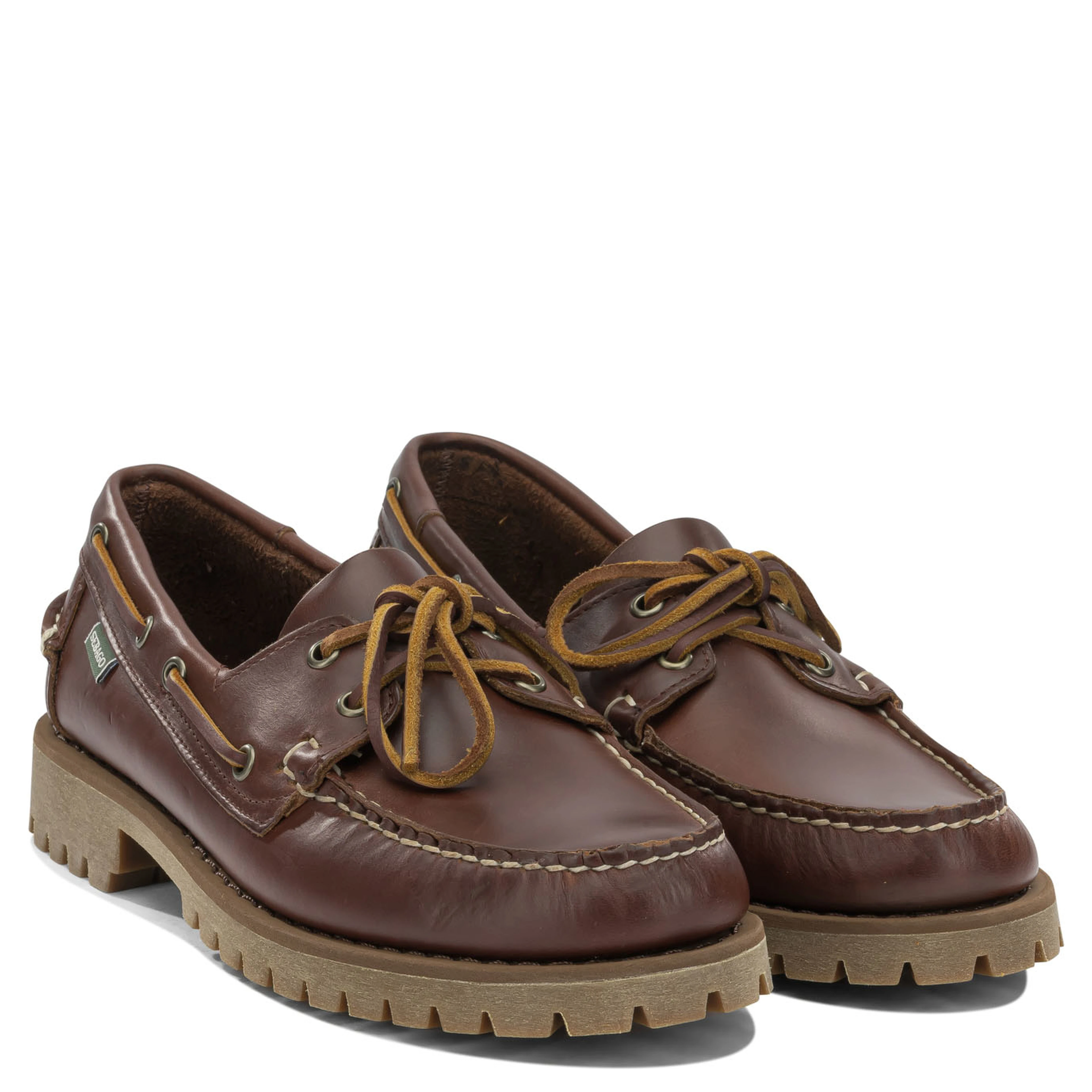 "Ranger Waxy" Lace-Up Loafers