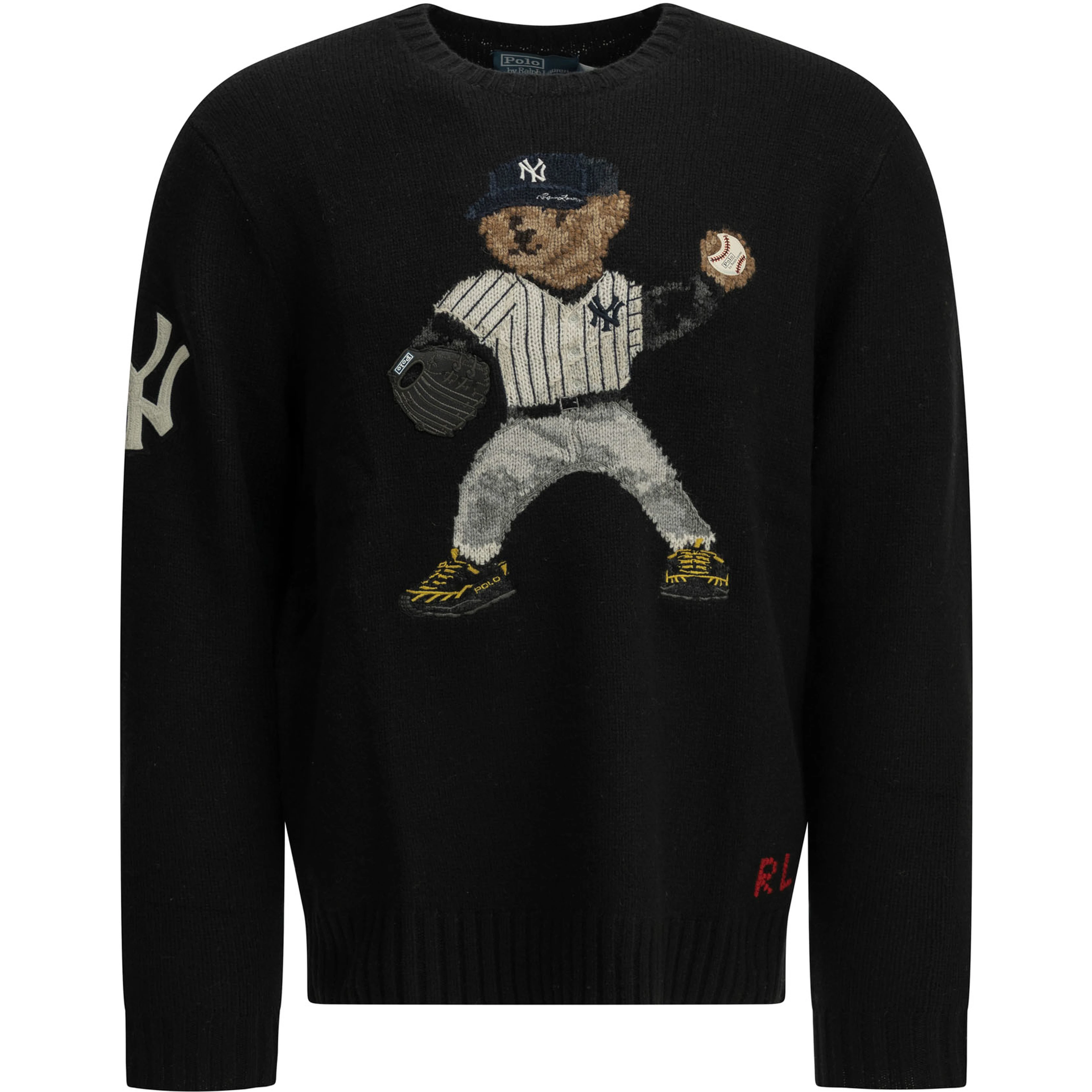 "Polo Bear x Yankees" Crew-Neck Sweater