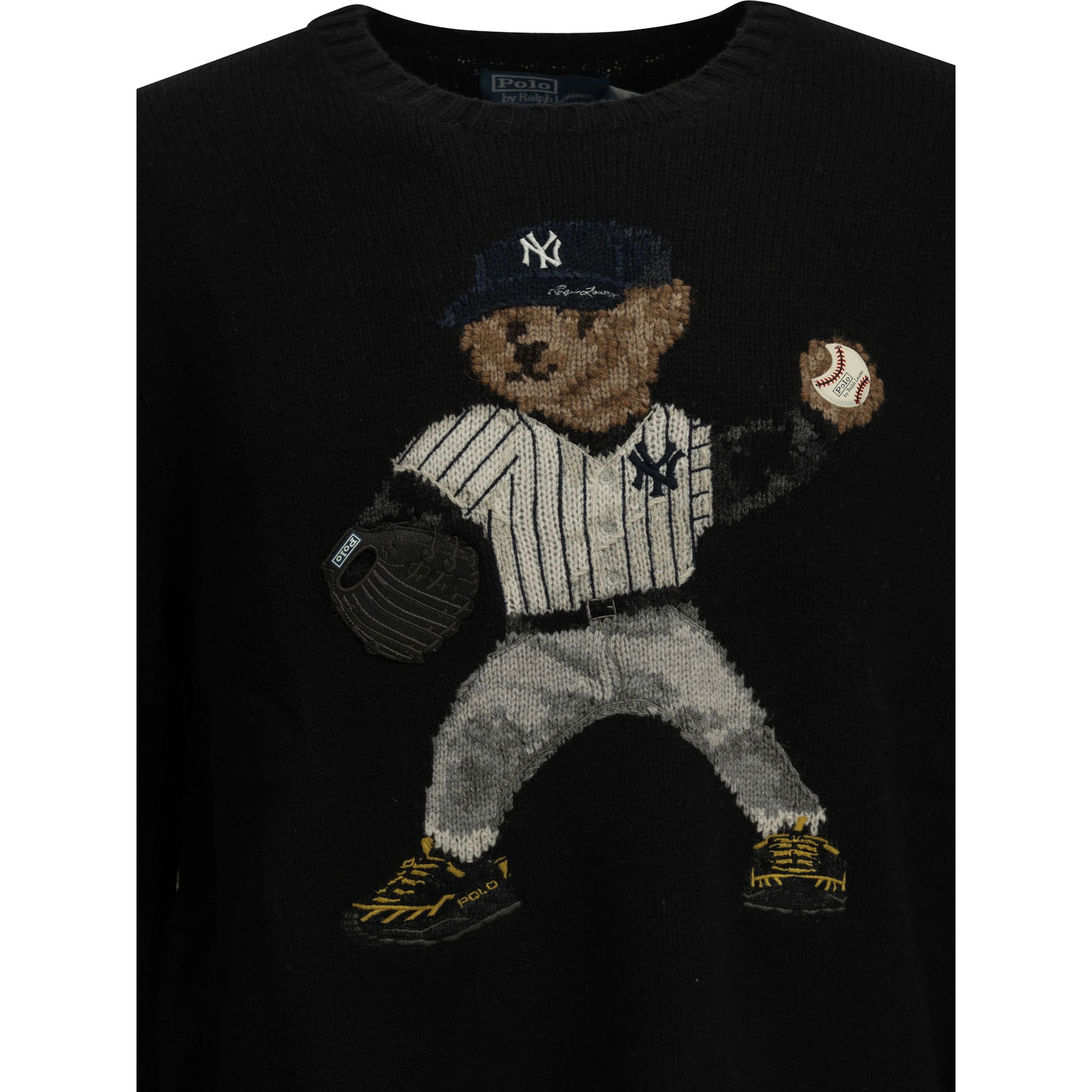 "Polo Bear x Yankees" Crew-Neck Sweater