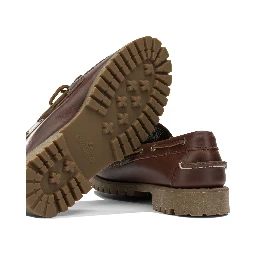 "Ranger Waxy" Lace-Up Loafers