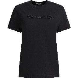 T-shirt with embroidered logo