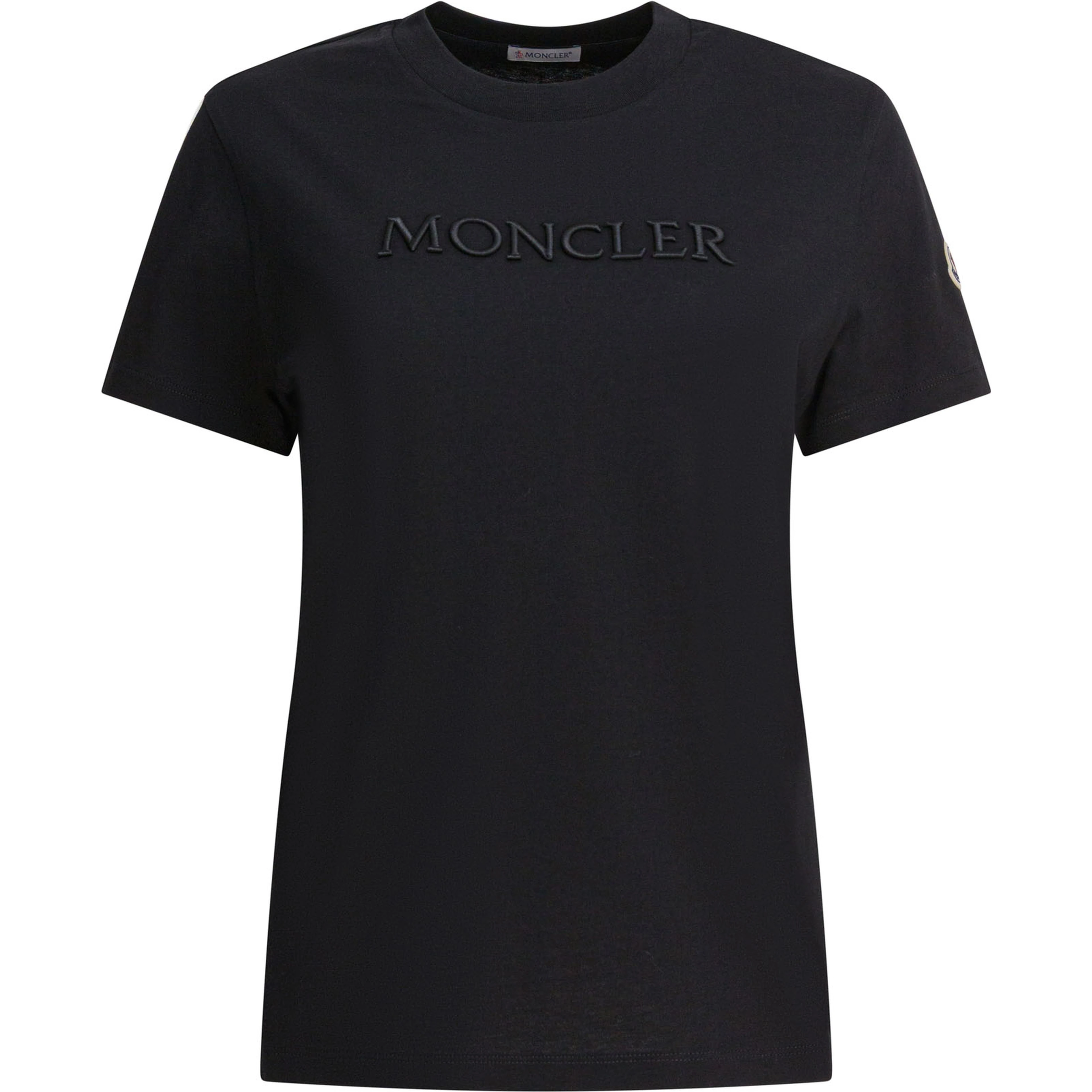 T-shirt with embroidered logo